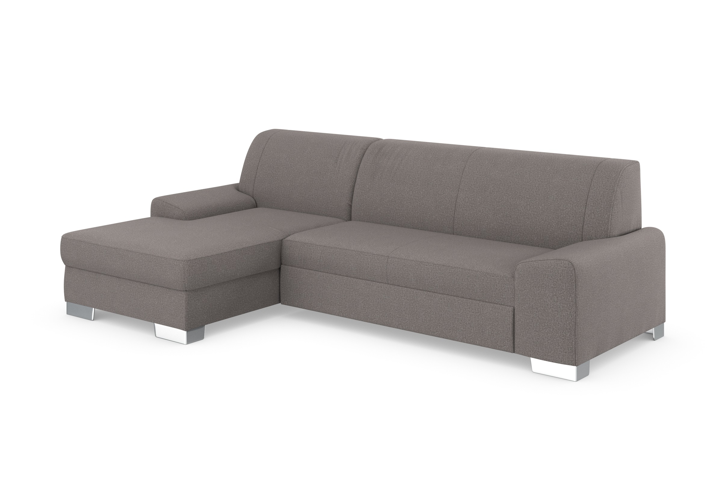 DOMO collection Ecksofa »Anzio L-Form«, wahlweise mit Bettfunktion und Federkern