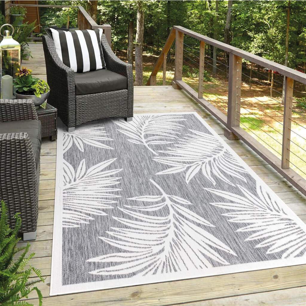Carpet City Outdoorteppich »Outdoor 468«, rechteckig, 5 mm Höhe, Läufer, UV-beständig, Flachgewebe, auch quadratisch, In- und Outdoor