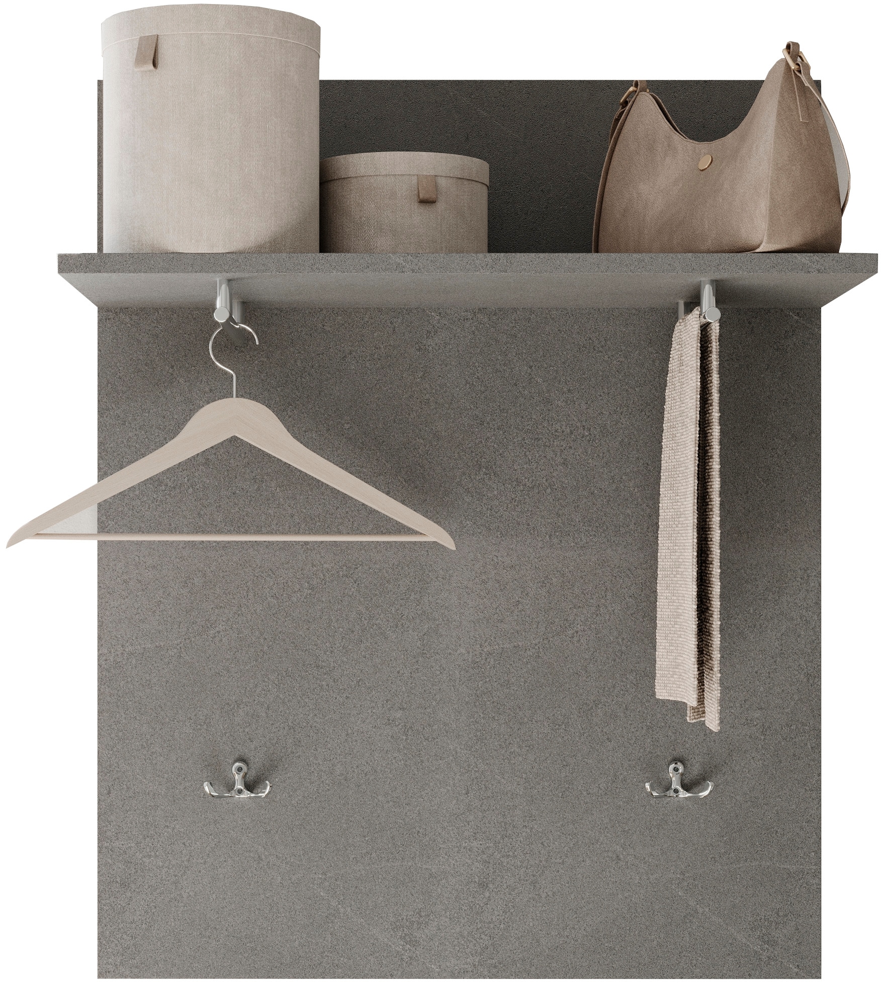 INOSIGN Garderobenpaneel »Pratiko, Breite 63 cm, Höhe 78 cm, Wandpaneel, Wa günstig online kaufen