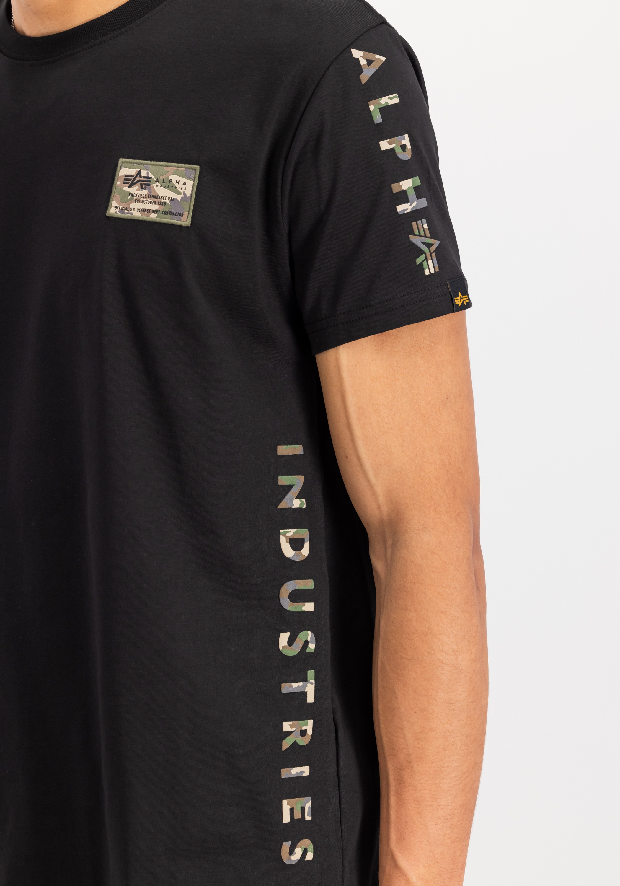 Alpha Industries T-Shirt »Alpha Industries Men - T-Shirts Camo Sleeve T«
