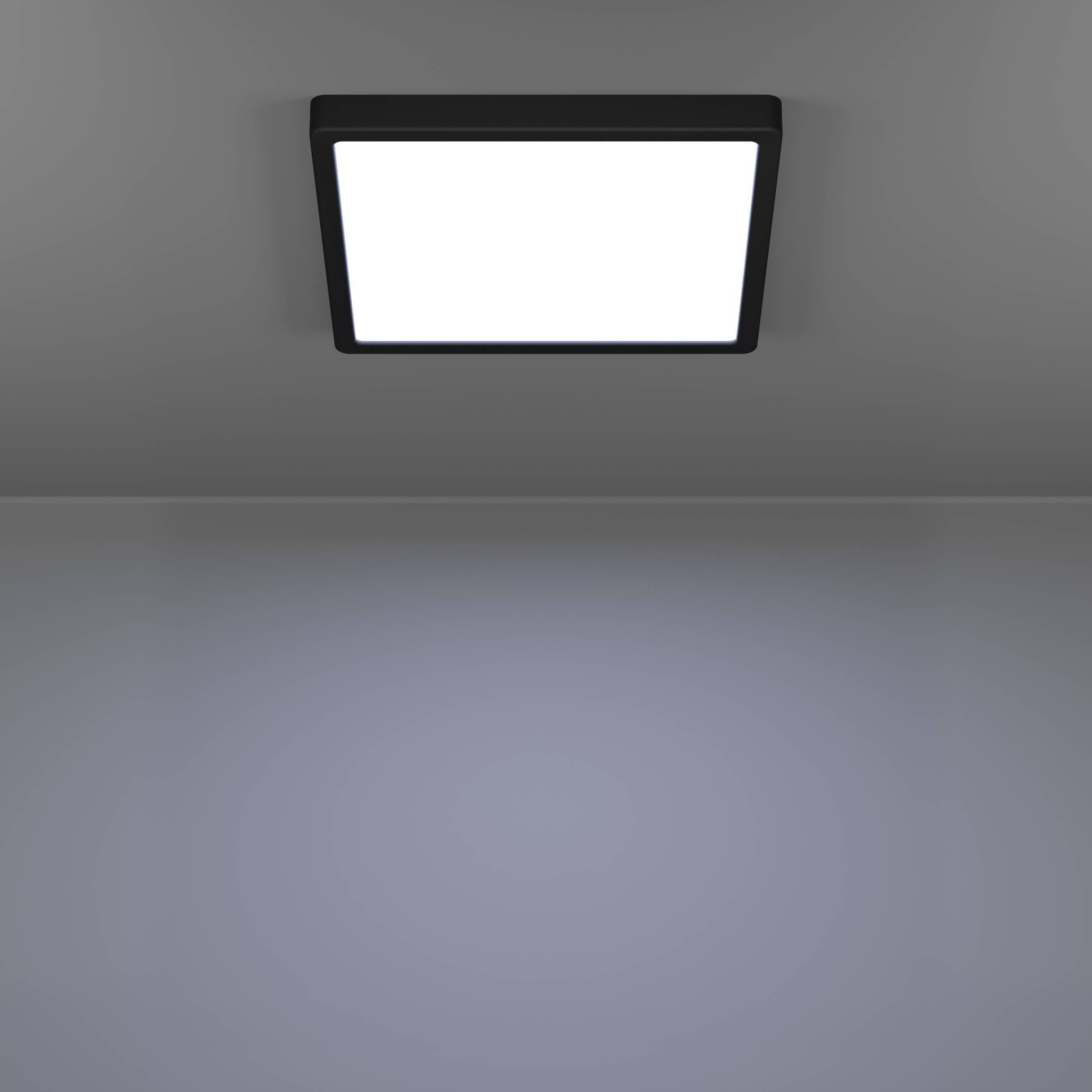 EGLO Aufbauleuchte »Fueva 6 Deckenlampe, Badlampe Decke, Kunststoff, IP44, Aufbaulampe« LED-Modul 1 Stk. Kaltweiß | Neutralweiß | Warmweiß