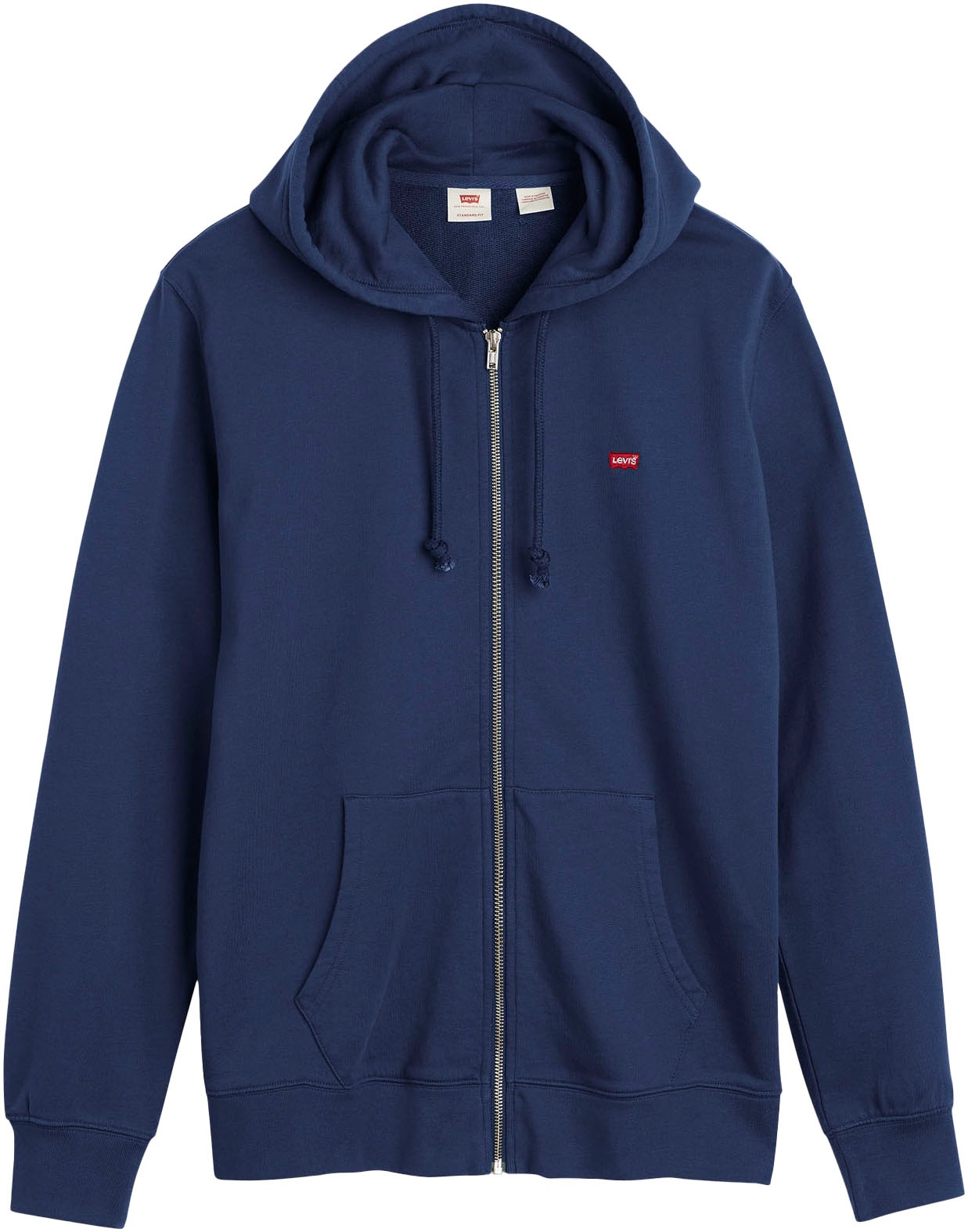 Levi's® Kapuzensweatjacke »NEW ORIGINAL ZIP UP« mit Logo-Stickerei und Kängurutasche