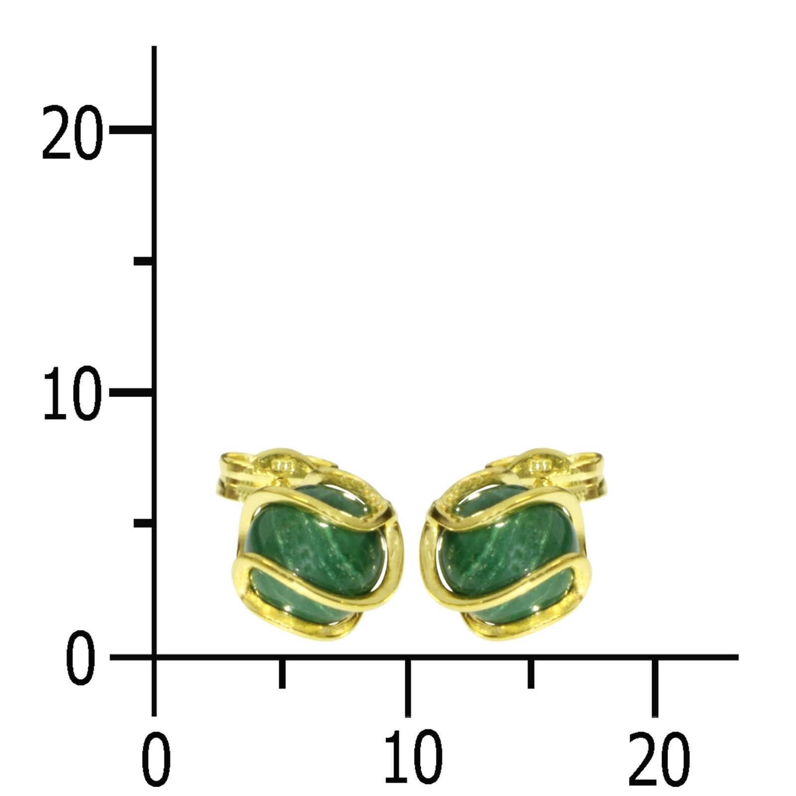 OSTSEE-SCHMUCK Paar Ohrstecker »Ostsee-Schmuck Ohrstecker Goldkäfig Ohrstecker Goldkäfig«