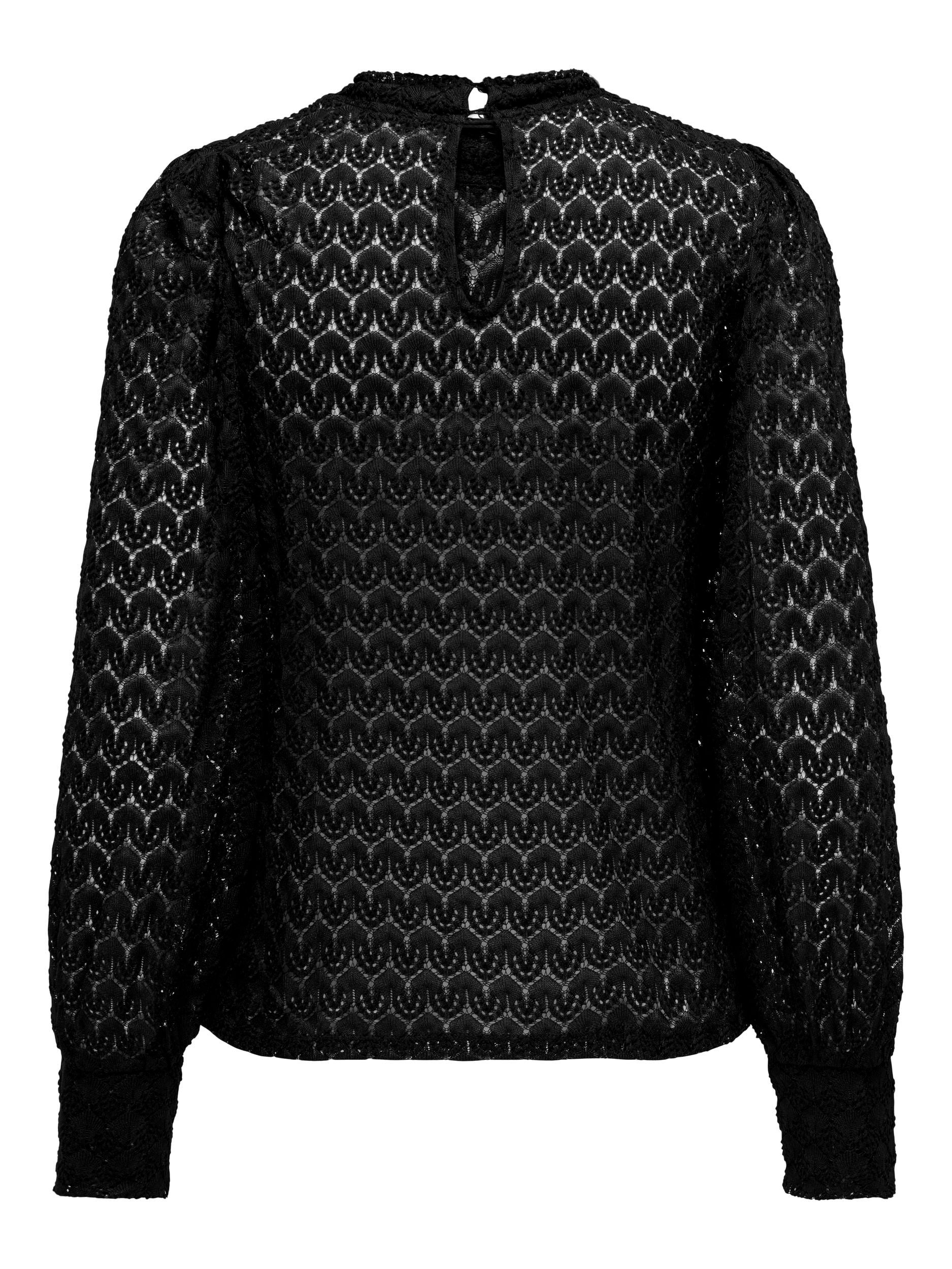 JDY Spitzenshirt »JDYAVERY L/S LACE TOP JRS NOOS«