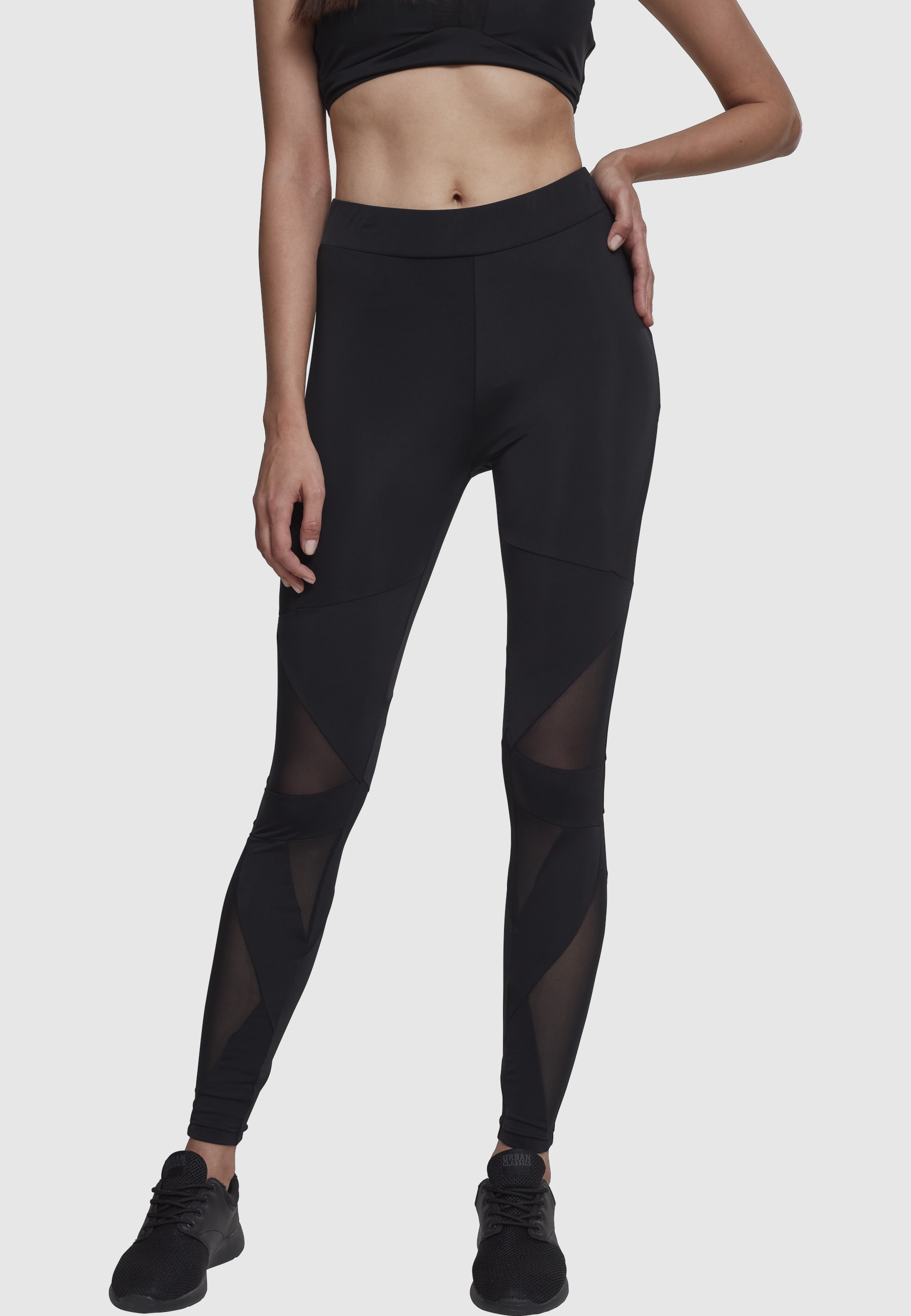 URBAN CLASSICS Leggings »Urban Classics Damen Ladies Triangle Tech Mesh Leggings«