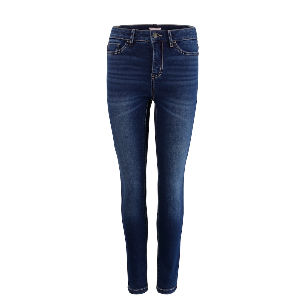 KangaROOS 5-Pocket-Jeans »SUPER SKINNY HIGH RISE«, mit used-Effekt - NEUE KOLLEKTION