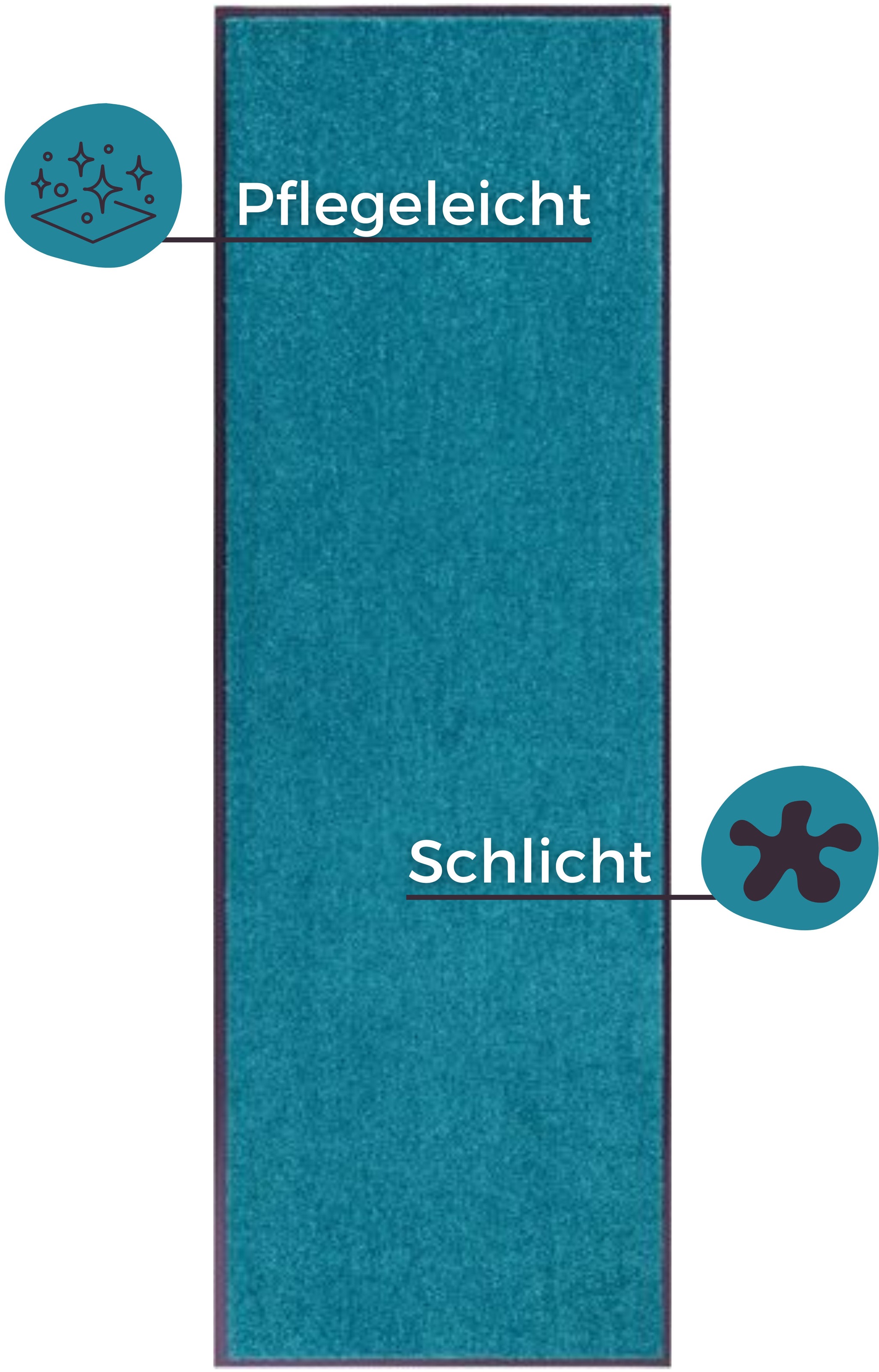 my home Fußmatte »Clean & Walk«, rechteckig, 7 mm Höhe, Schmutzfangmatte, T günstig online kaufen
