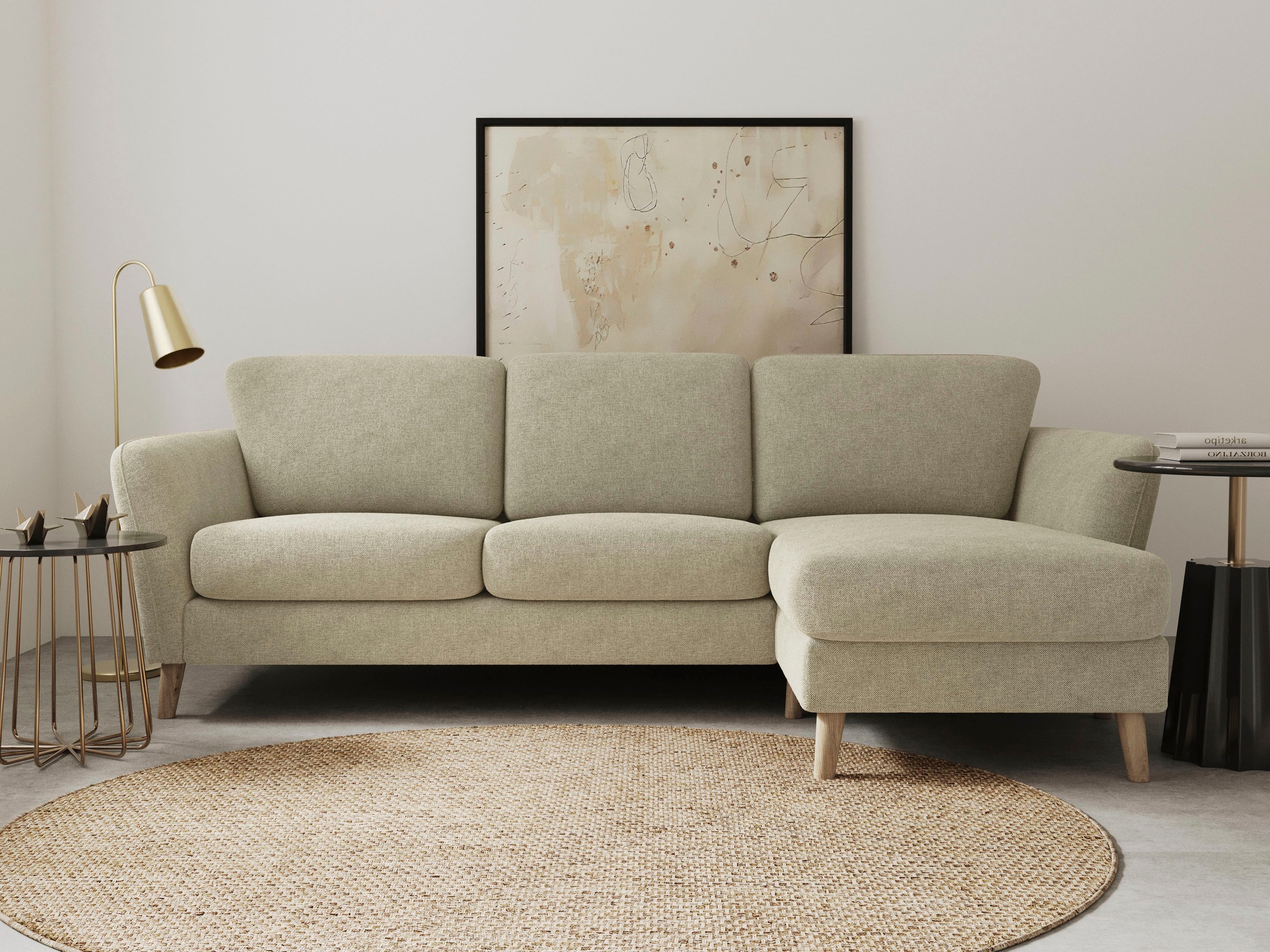 Home affaire Ecksofa »MARSEILLE (242/152cm),L-Form, Rec. rechts/links« Mass günstig online kaufen