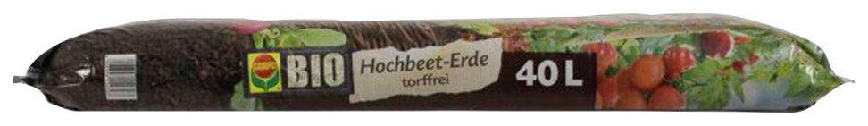 Compo BioErde BIO«, Hochbeet und Gewächshauserde torffrei, 40