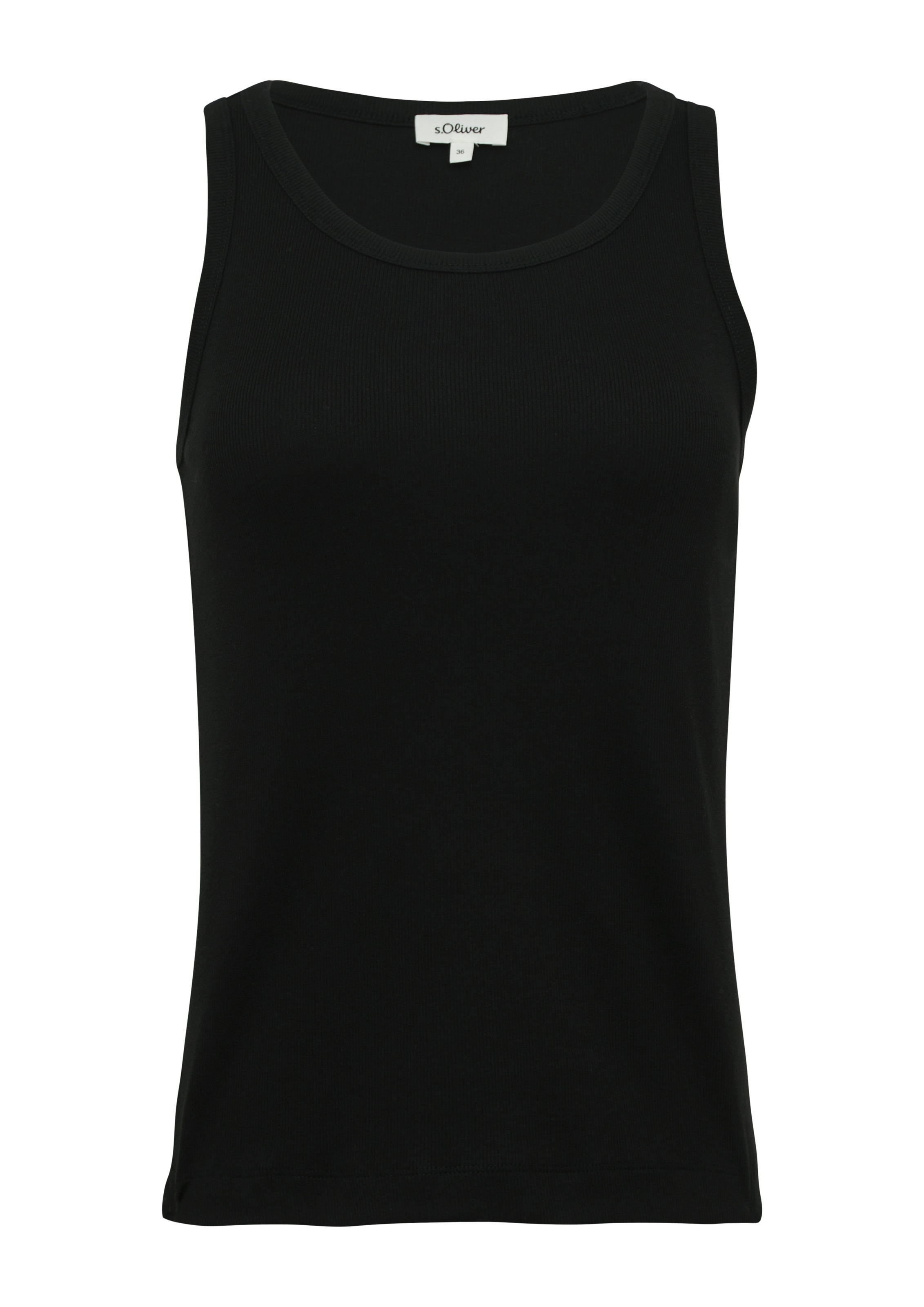s.Oliver Ripptanktop, mit Rippstruktur