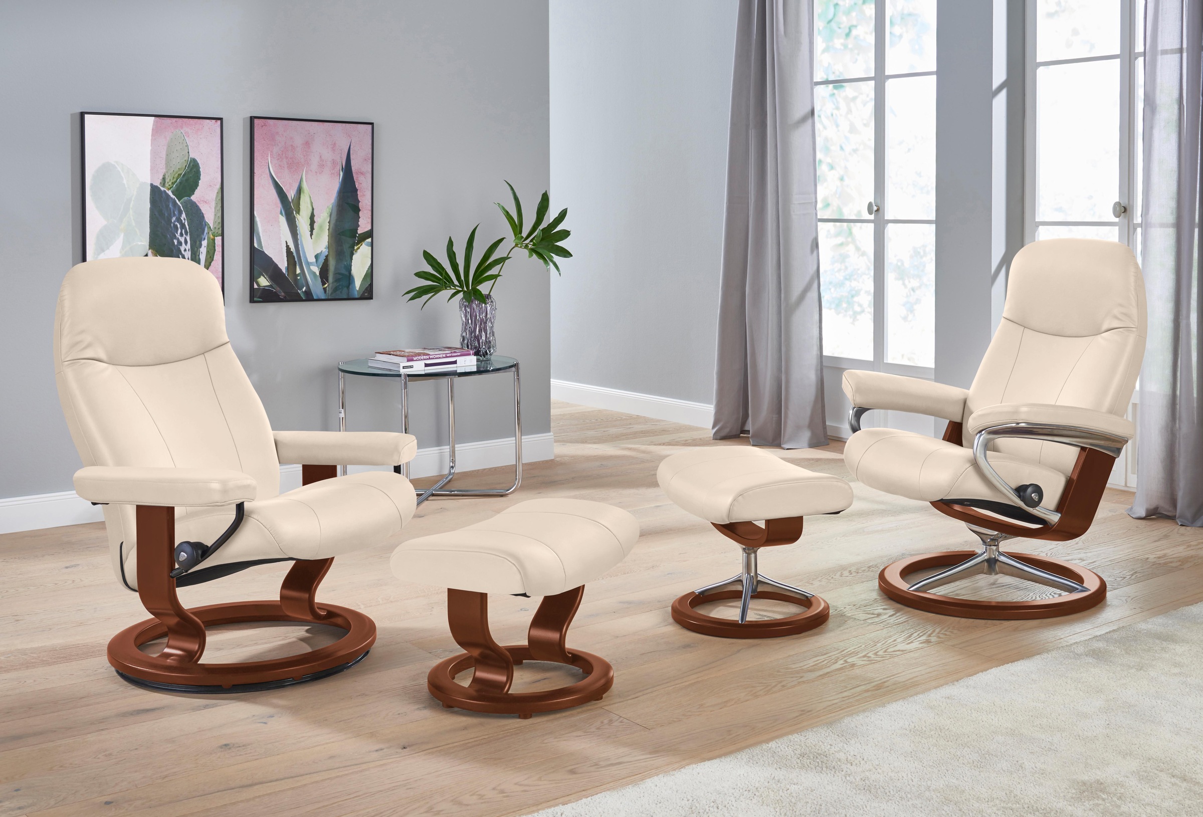 Stressless® Relaxsessel »Garda«, mit Signature Base, Größe L, Gestell Braun günstig online kaufen