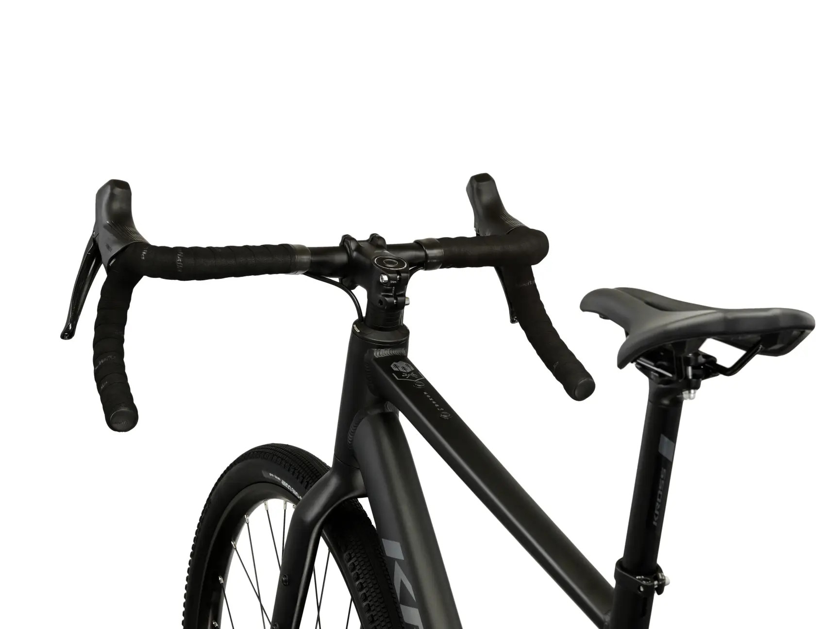 Kross Gravelbike »KROSS Gravelbike Esker 1.0 28" schwarz 9 Gänge« 18 Gang Kettenschaltung