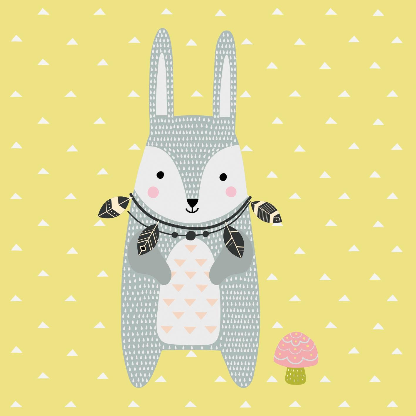 queence Dekokissen »»Hase««, Kissenhülle ohne Füllung, 1 Stück