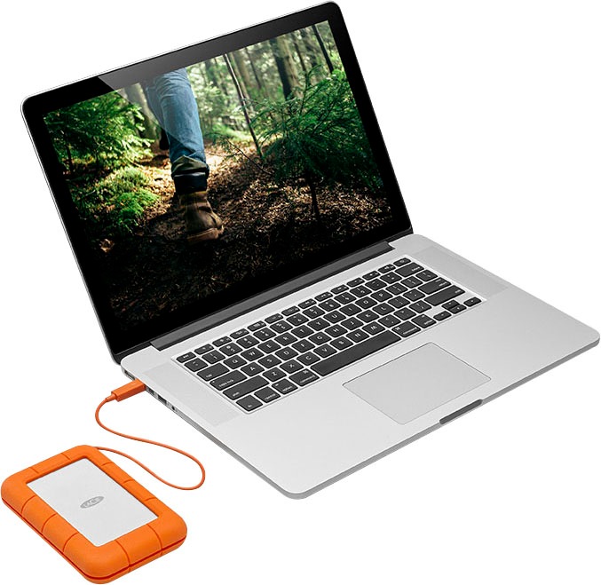 LaCie externe HDD-Festplatte »Rugged SECURE«, Anschluss USB-C-USB 3.0-USB-C