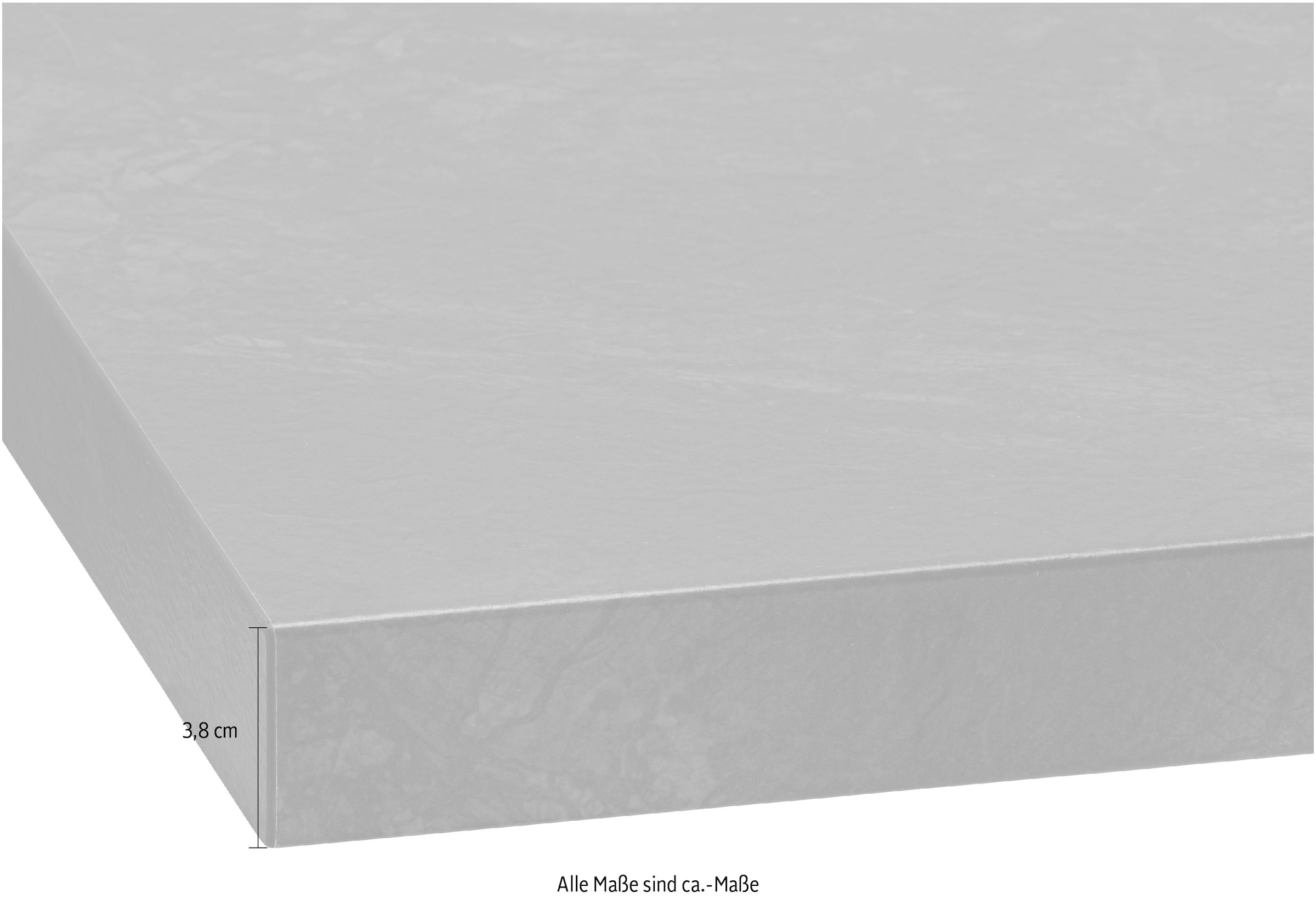 wiho Küchen Arbeitsplatte »Flexi«, 38 mm stark auf Rechnung bestellen