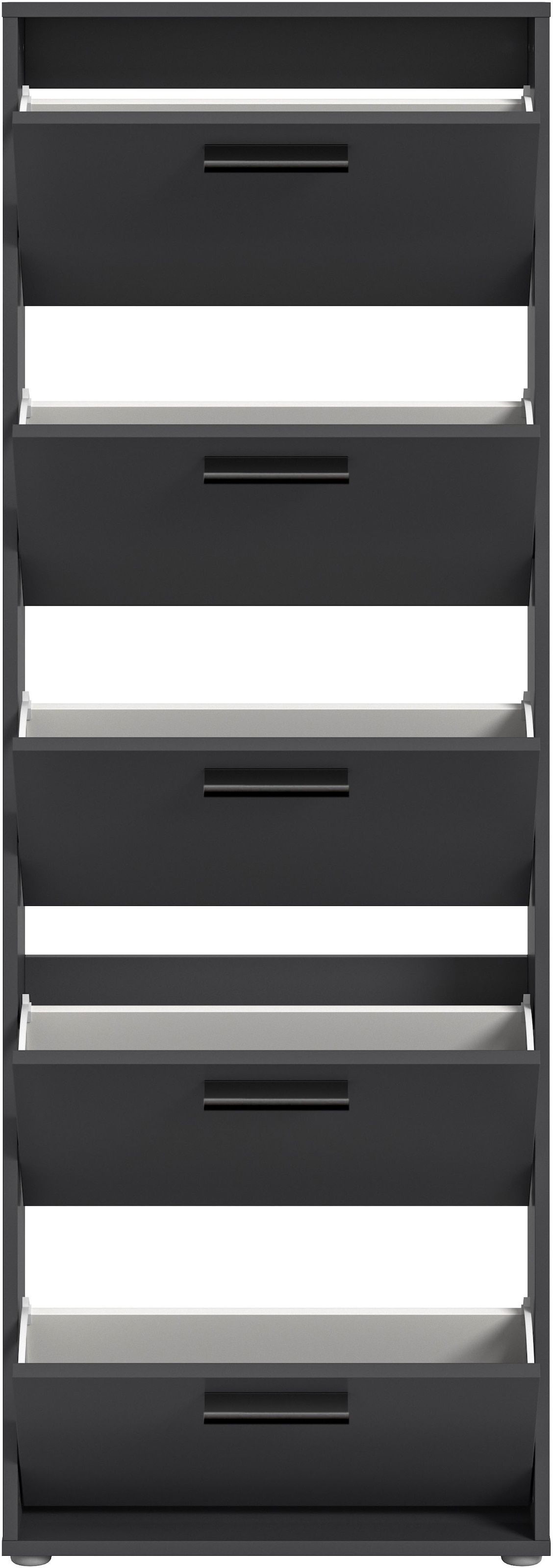 HBZ Schuhkommode »Sam Schuhkipper, Schuhschrank BxHxT 59x169x17 cm« 1 Stk. tlg. mit 5 Klappen