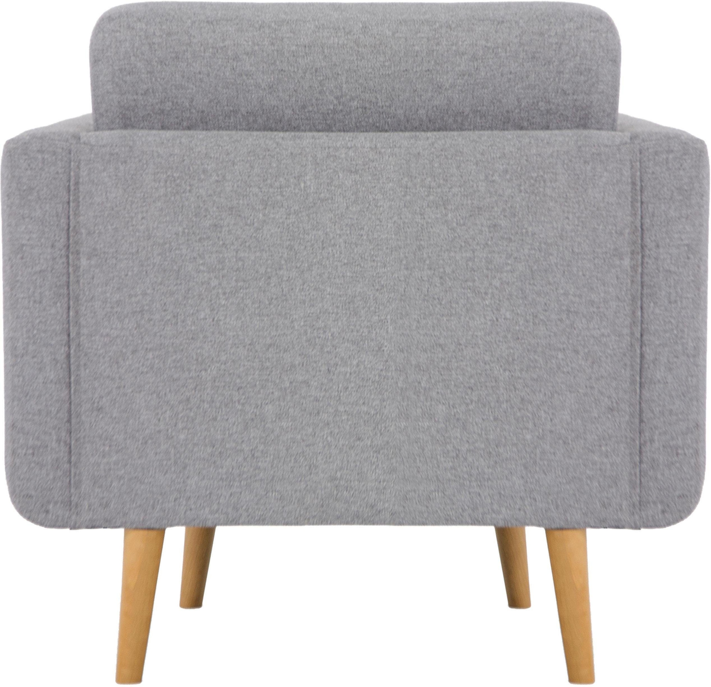 Home affaire Sessel »Brest«, mit Knopfheftung und Steppung im Rücken, geradliniges Design