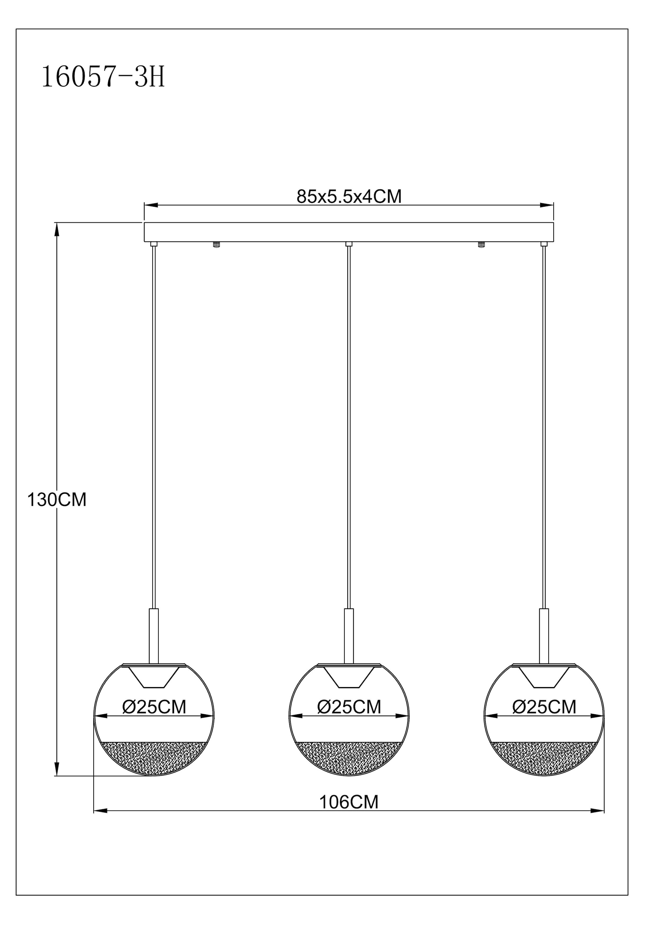 GLOBO LIGHTING Hängeleuchte »SEVERIN« LED-Modul 1 Stk. Warmweiß Hängelampe Esszimmer-Leuchte Esstischleuchte Wohnzimmer