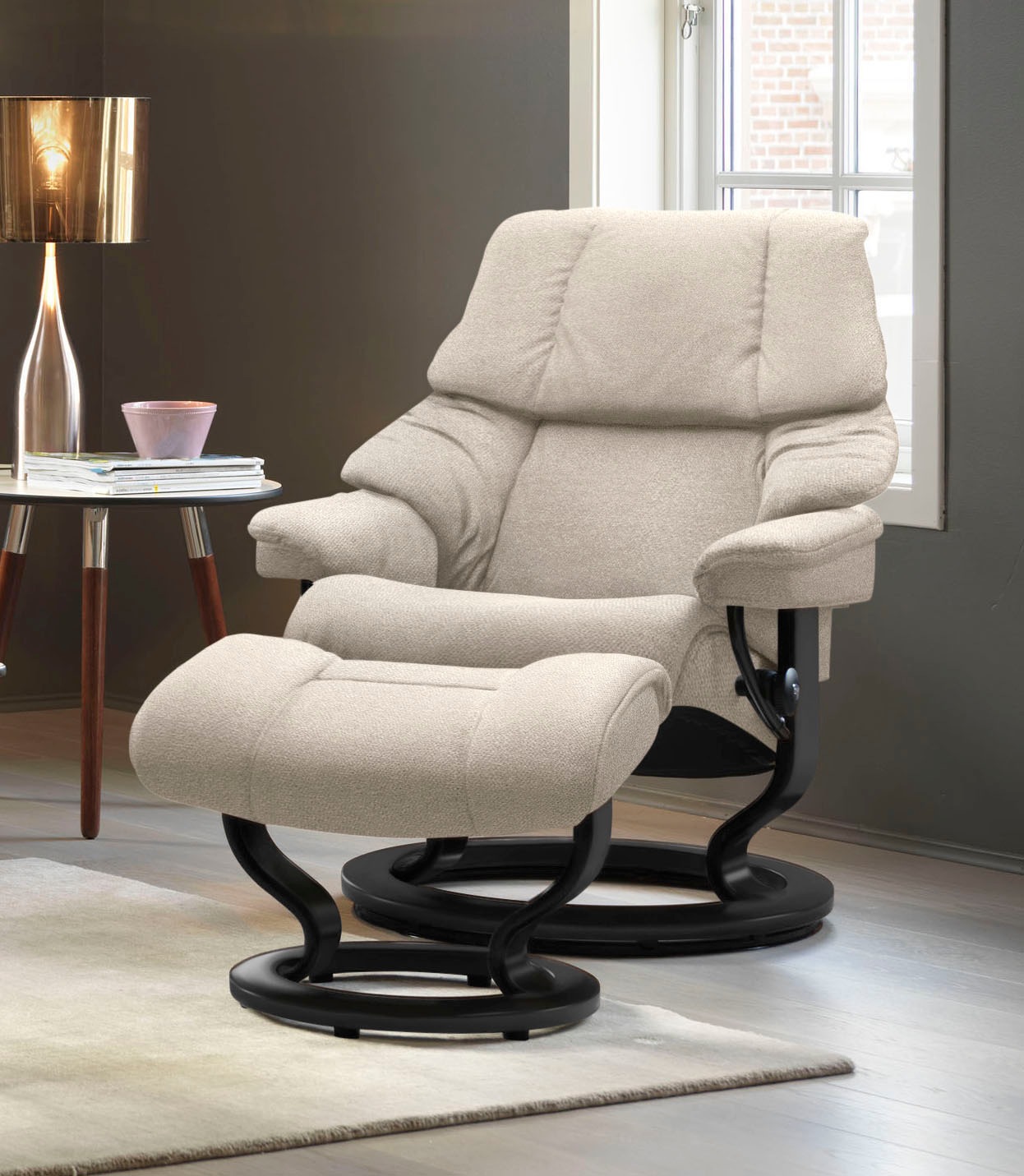 Stressless Relaxsessel "Reno", mit Classic Base, Größe S, M & L, Gestell Sc günstig online kaufen