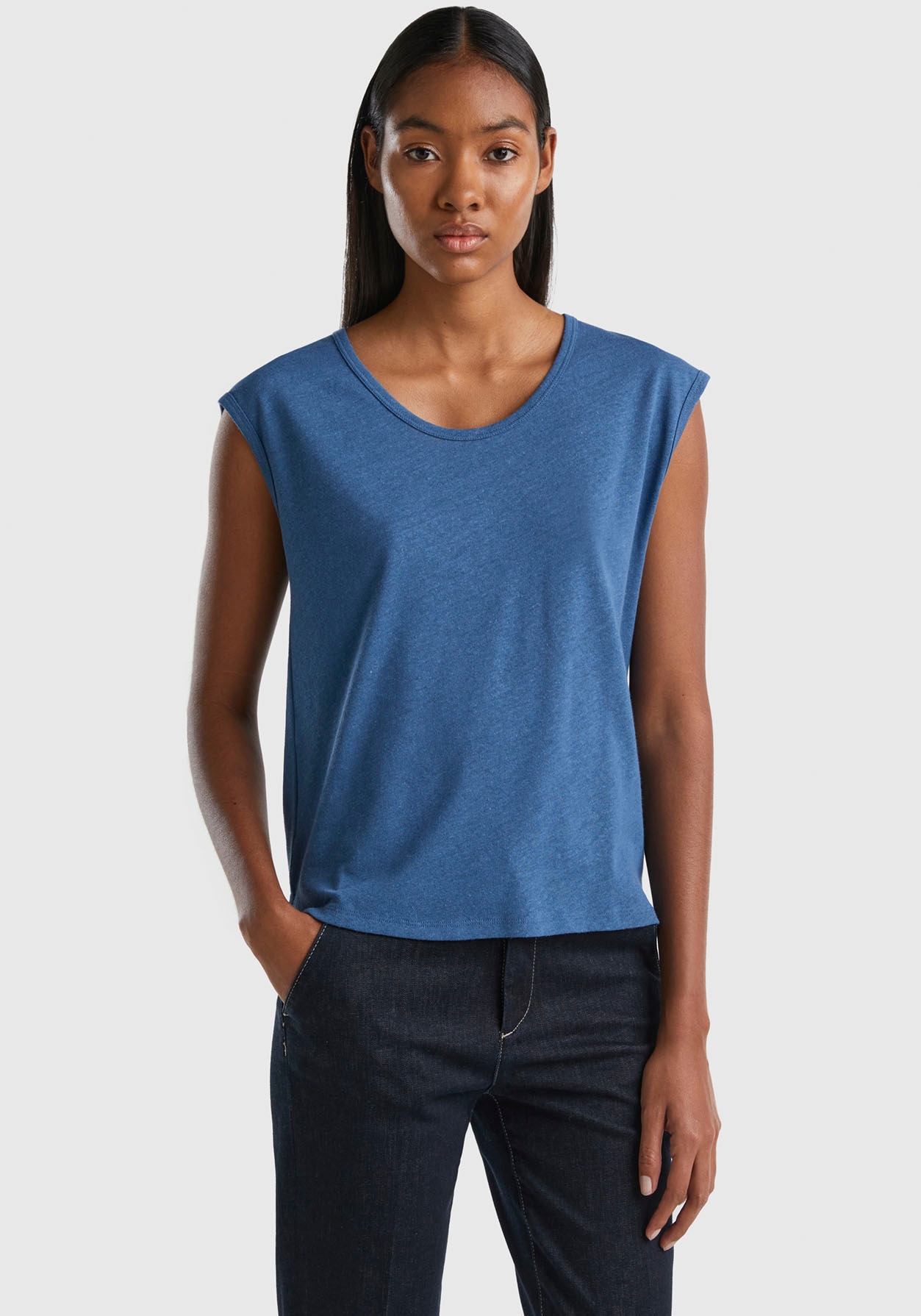 Benetton United of Colors bestellen mit Rundhalsausschnitt T-Shirt,