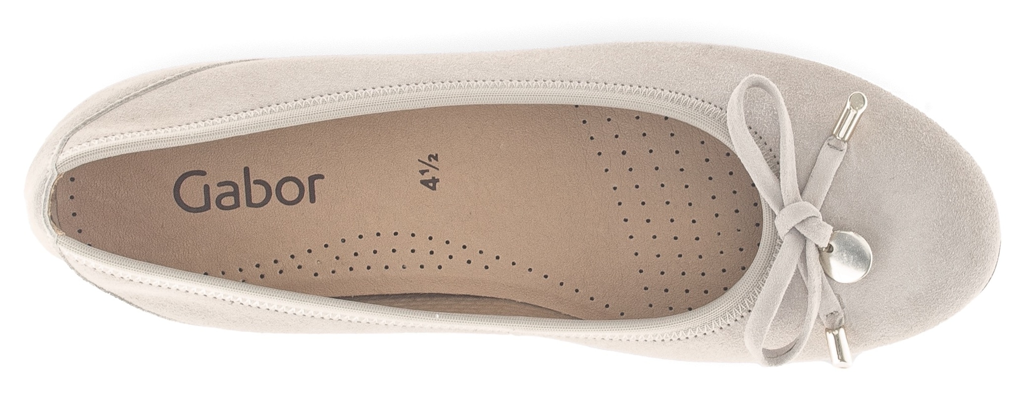 Gabor Ballerina, Flache Schuhe, Business Schuhe mit Hovercraft Luftkammern-Laufsohle