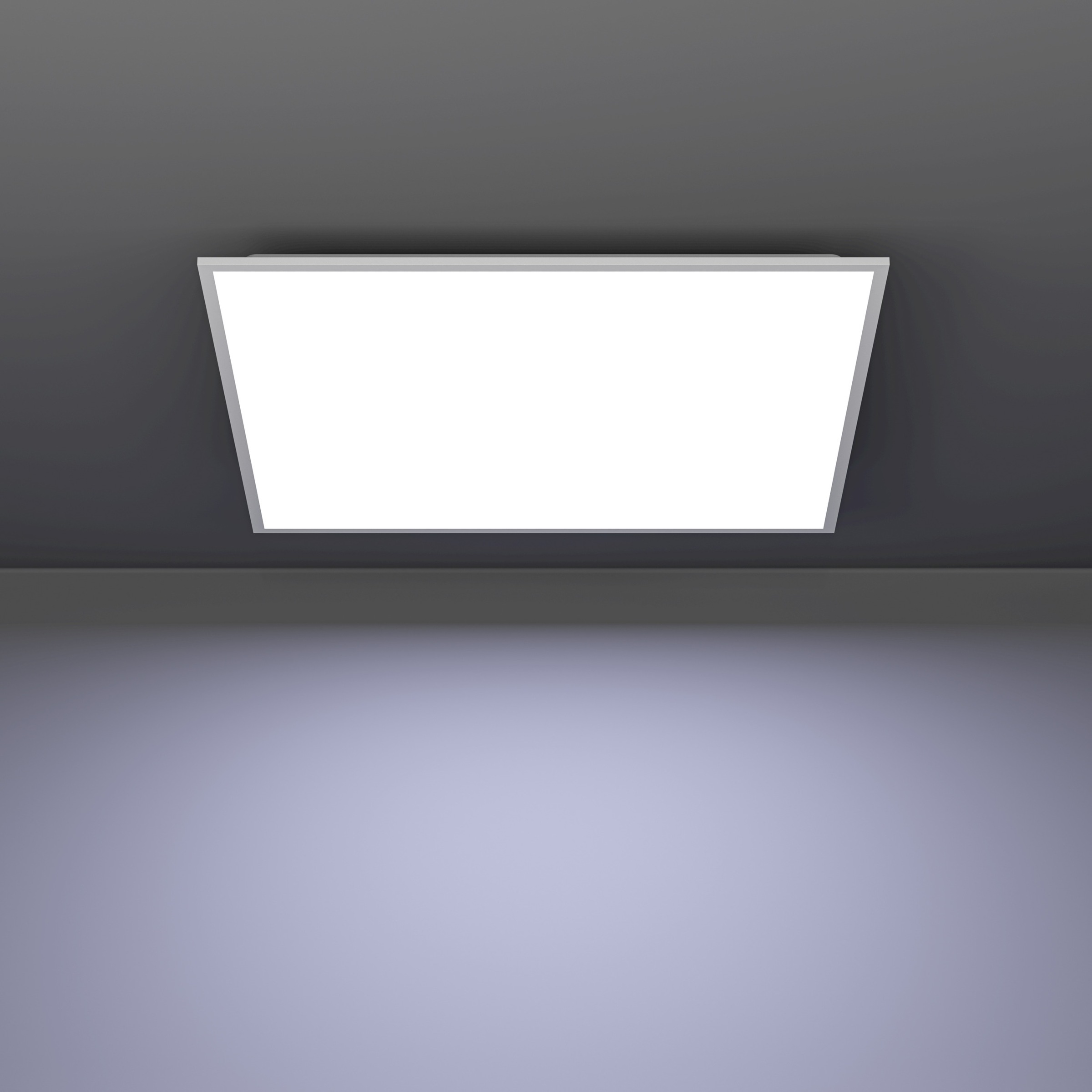 EGLO LED Deckenleuchte »MORADILLO-Z Deckenlampe - Stahl - LED - 33W - IP20« LED-Modul 1 Stk. Kaltweiß | Neutralweiß | RGB | Warmweiß Wohzimmerlampe, Esszimmerlampe, Schlafzimmer, L59,5 x B59,5 x H6,1 cm