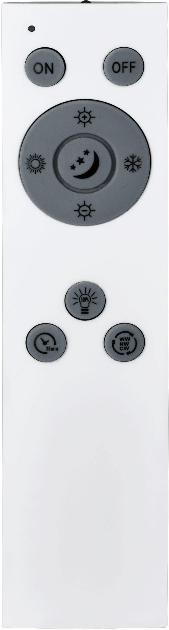 EGLO LED-Deckenleuchte »BATTISTONA« in weiß aus Stahl / inkl. und inkl. LED fest integriert - 4 x 2,9Watt und 4 x 1,45  Watt, Durchm. ca. 38 cm
