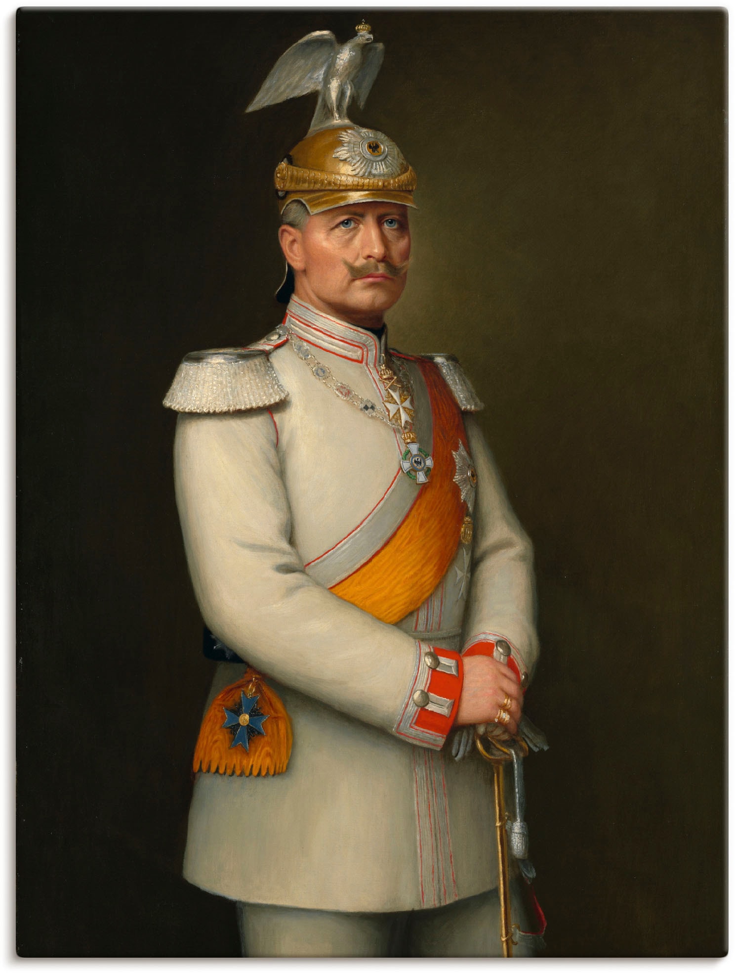 Artland Wandbild "Bildnis Kaiser Wilhelm II.", Menschen, (1 St.), als Leinw günstig online kaufen