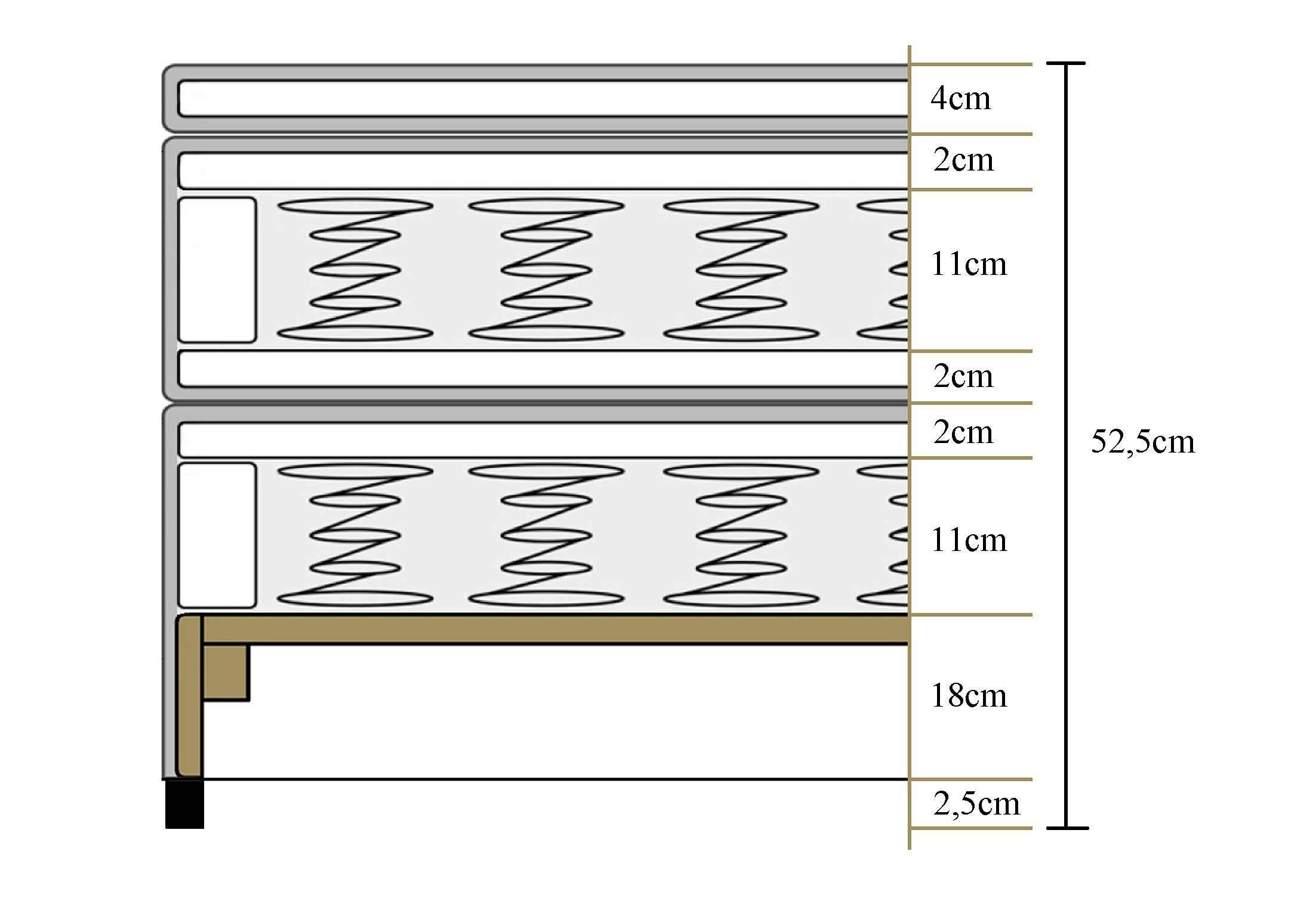 4. Bild von ATLANTIC home collection Boxspringbett »Rex«