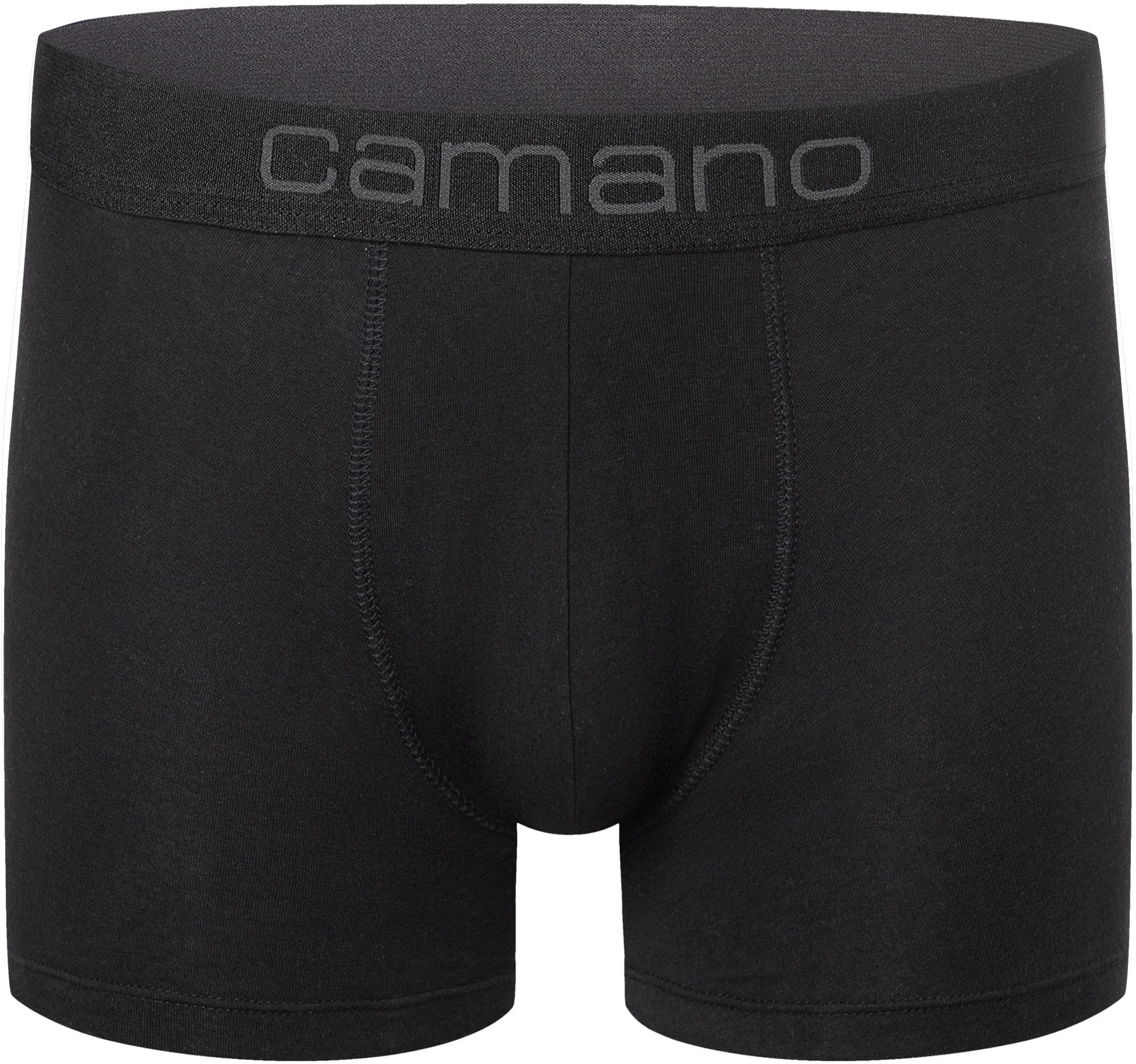 Camano Boxershorts »comfort«, (6er Pack), mit Stretch-Logobund