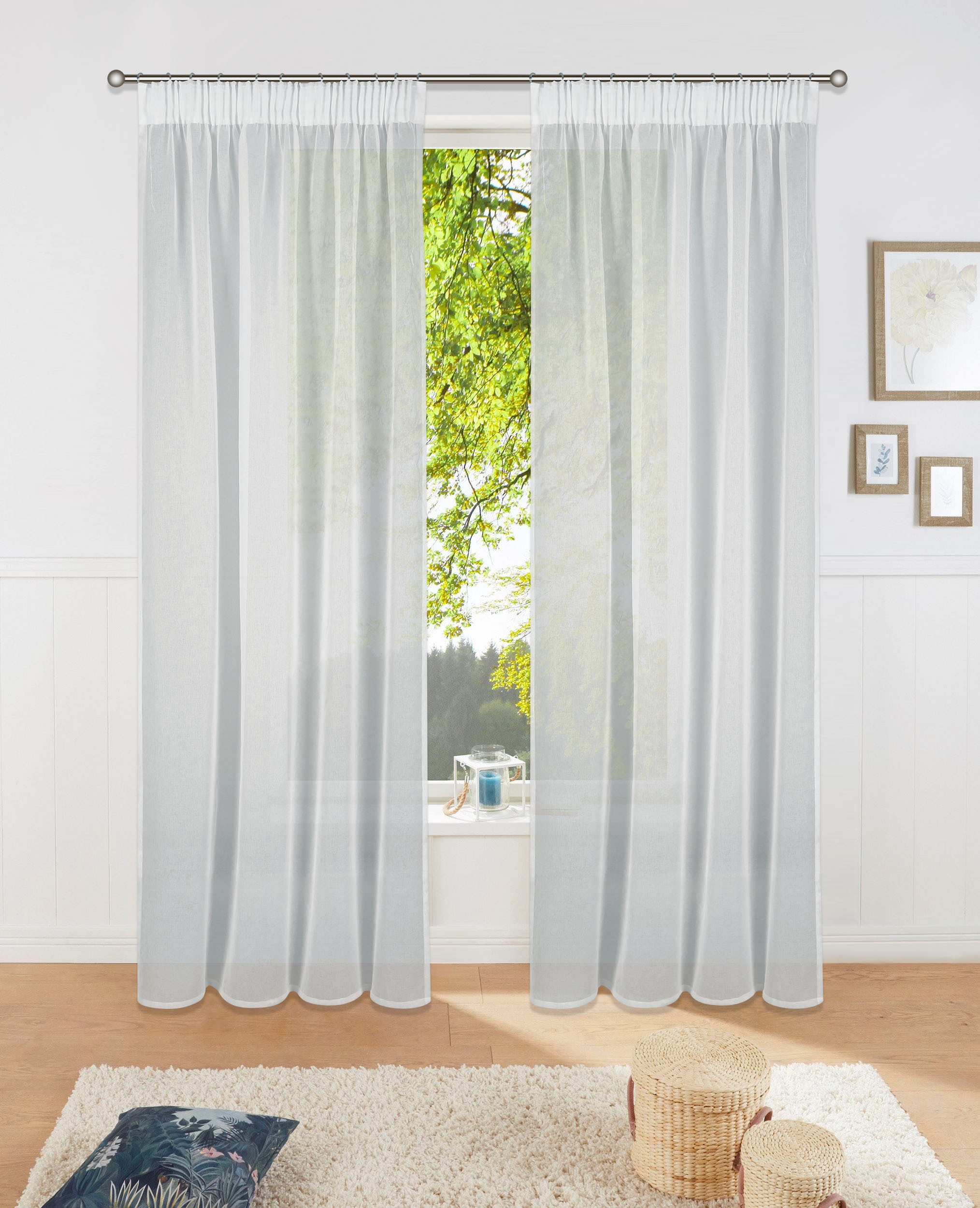 my home Gardine »Dolly«, (1 St.), gewebt, Polyester
