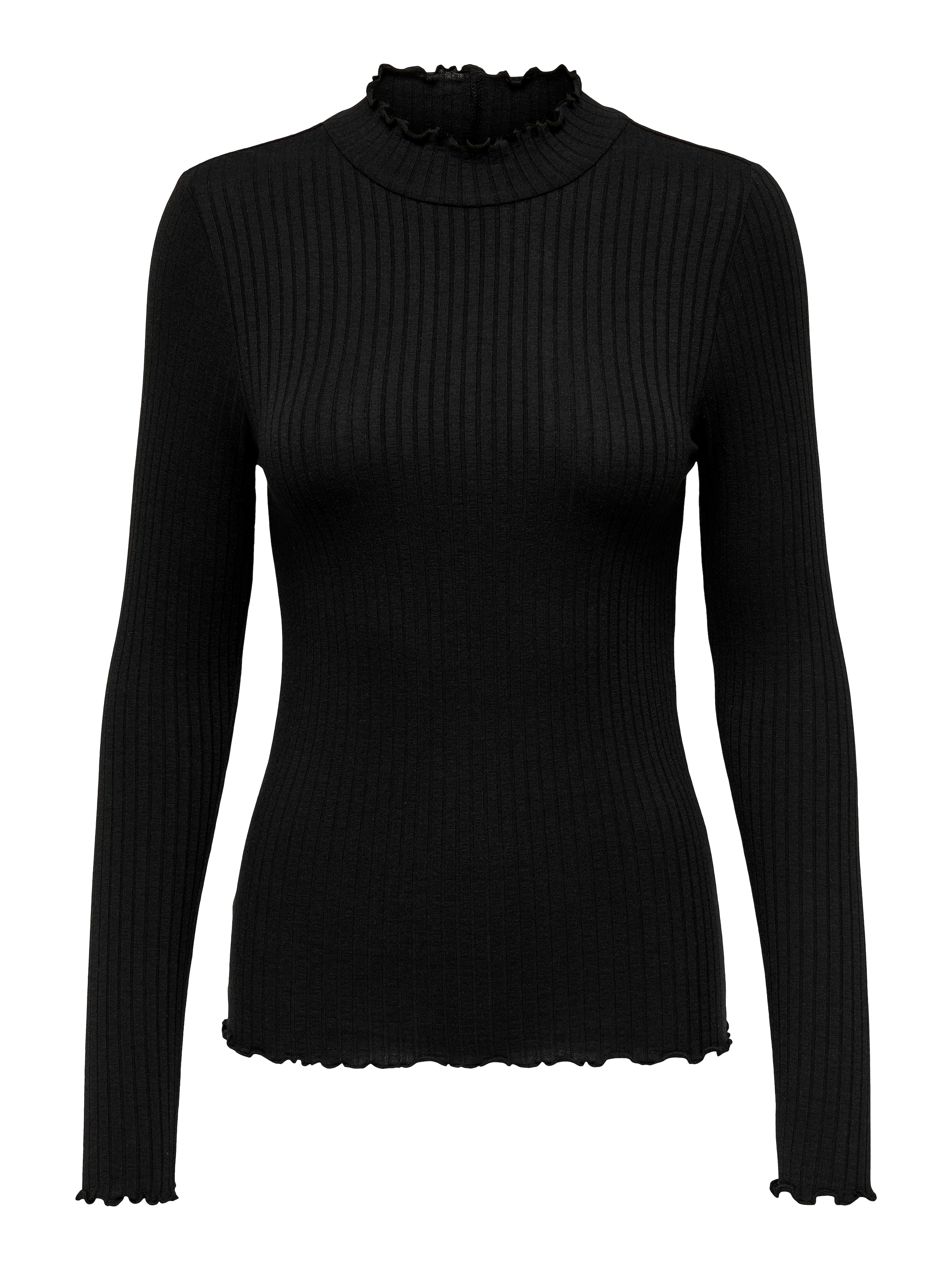 JDY Langarmbluse »JDYFRANSISKA L/S HIGHNECK TOP JRS NOOS« Viskosemischung, slim fit