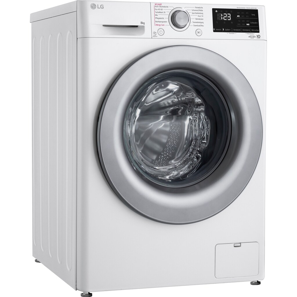 LG Waschmaschine »F4WV3284«, Serie 3, F4WV3284, 8 kg, 1400 U/min