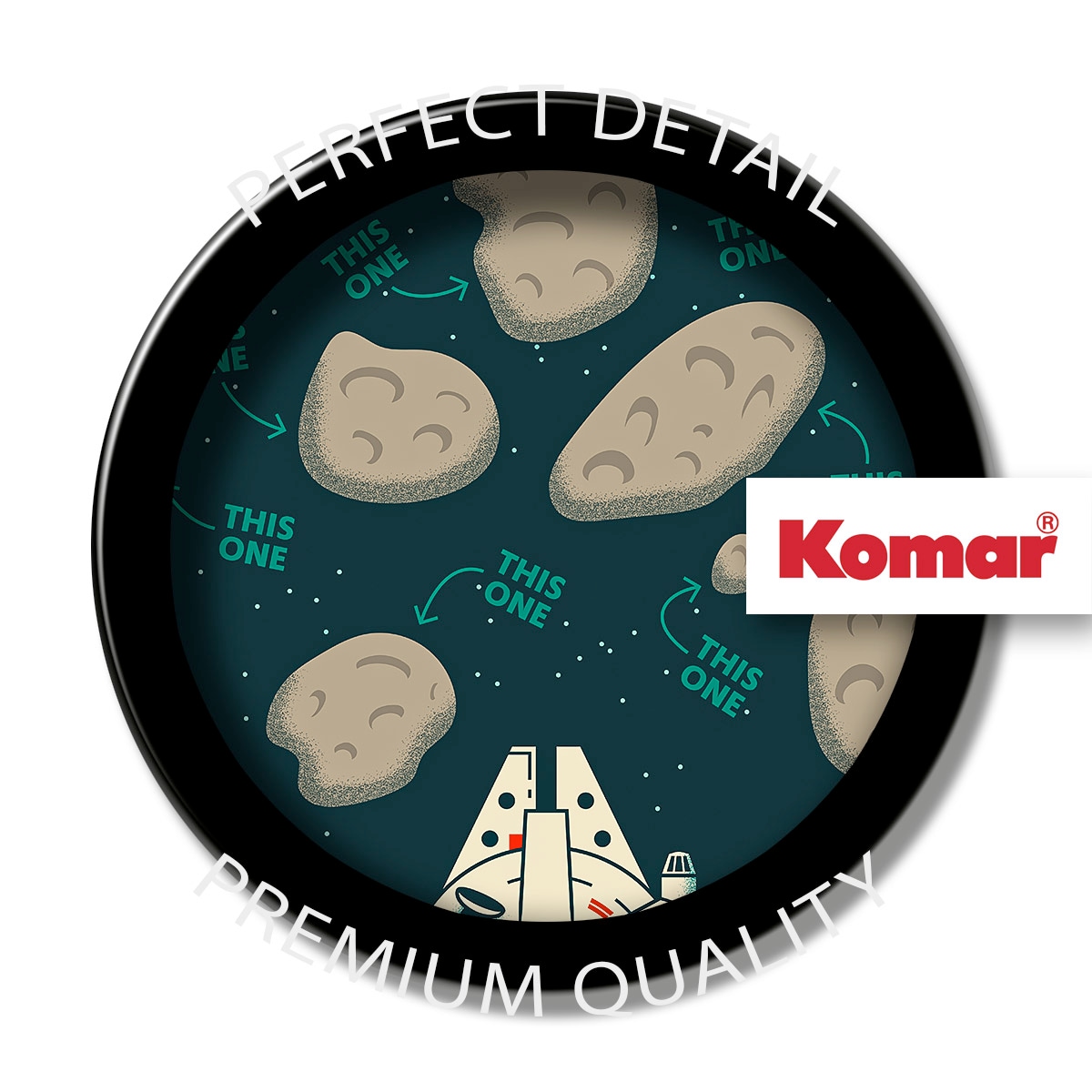 Komar Wandbild »Star Wars Close Call«, Disney, (Set, 1 St.), 40 x 50 cm (Breite x Höhe) - Kinderzimmer, Dekoration