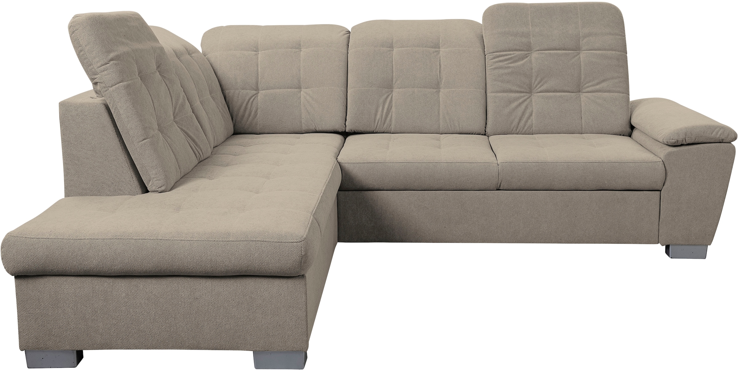 WERK2 Ecksofa »Bonny inkl. Kopfteilverstellung, Bettfunktion, Stauraum, Bre günstig online kaufen