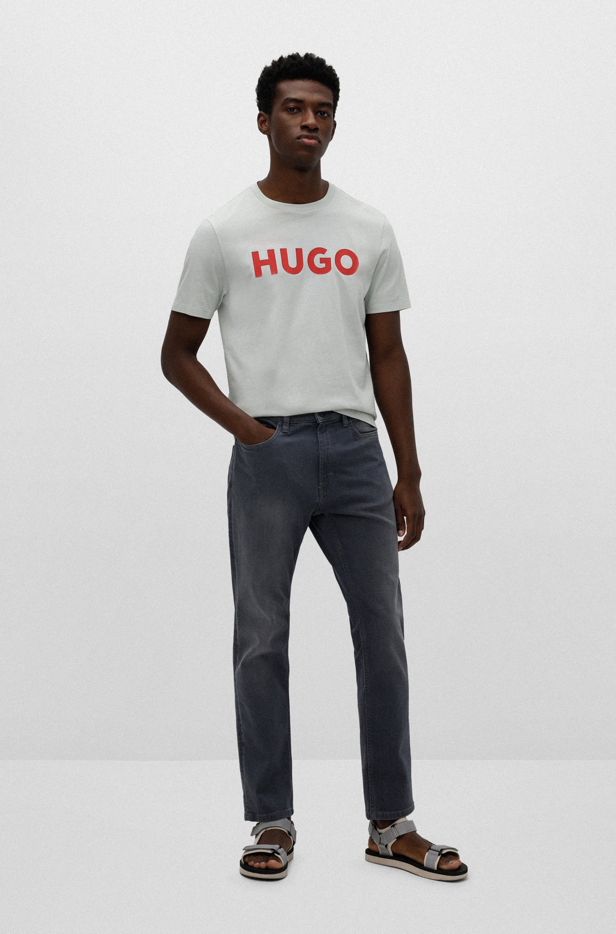 HUGO T-Shirt »Dulivio« Rundhalsausschnitt, Regular Fit, Must have Basic