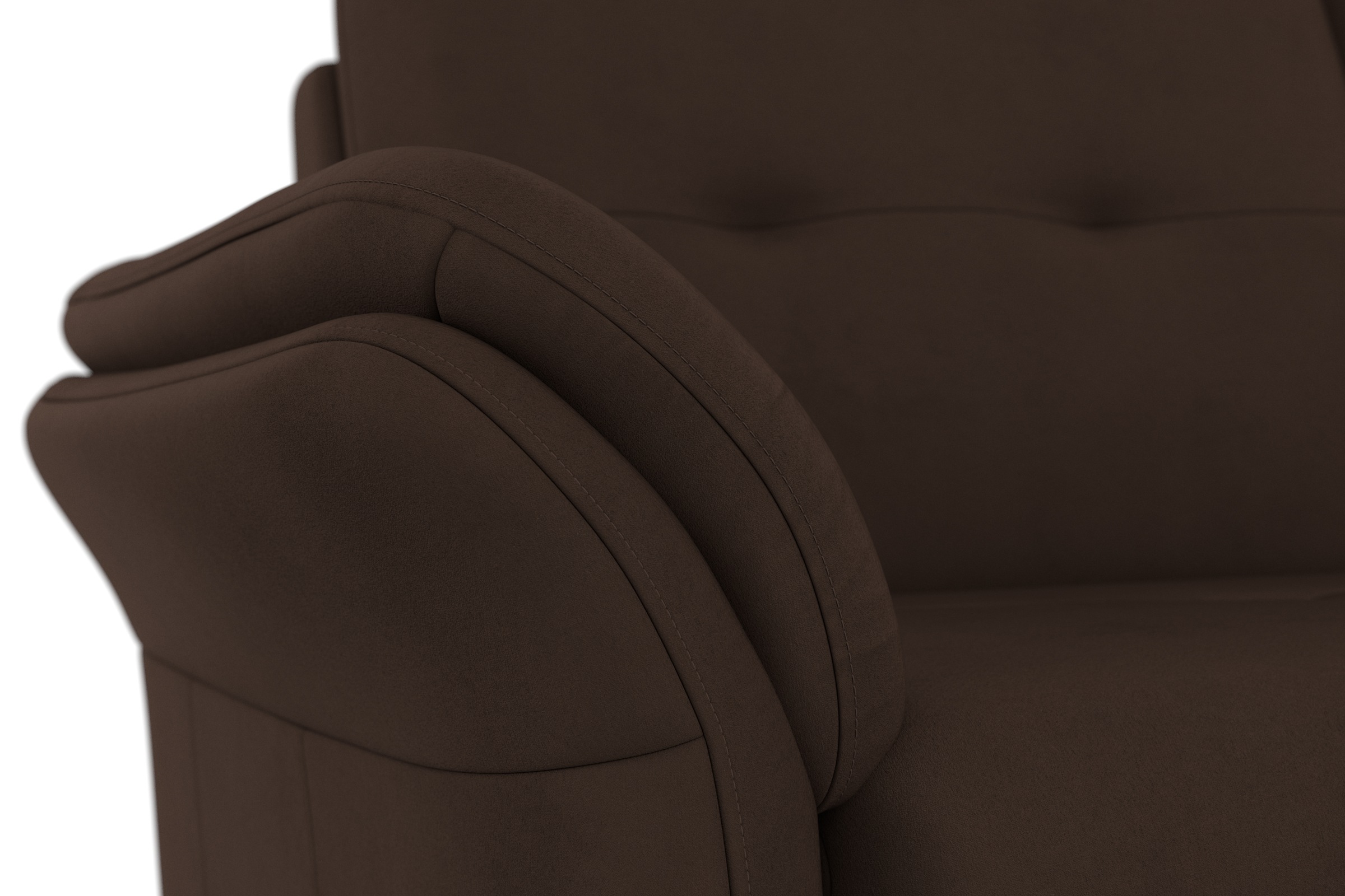 sit&more 2-Sitzer »Göteborg«, inklusive Sitztiefenverstellung und Federkern