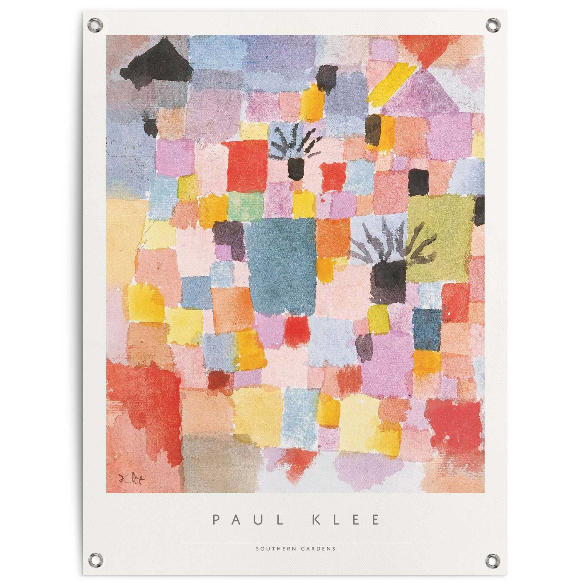 Reinders! Poster »Paul Klee II«, Outdoor für Garten oder Balkon