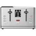 Gastroback Toaster »42396 Design Toaster Digital 4S«, 4 kurze Schlitze, für 4 Scheiben, 950 W