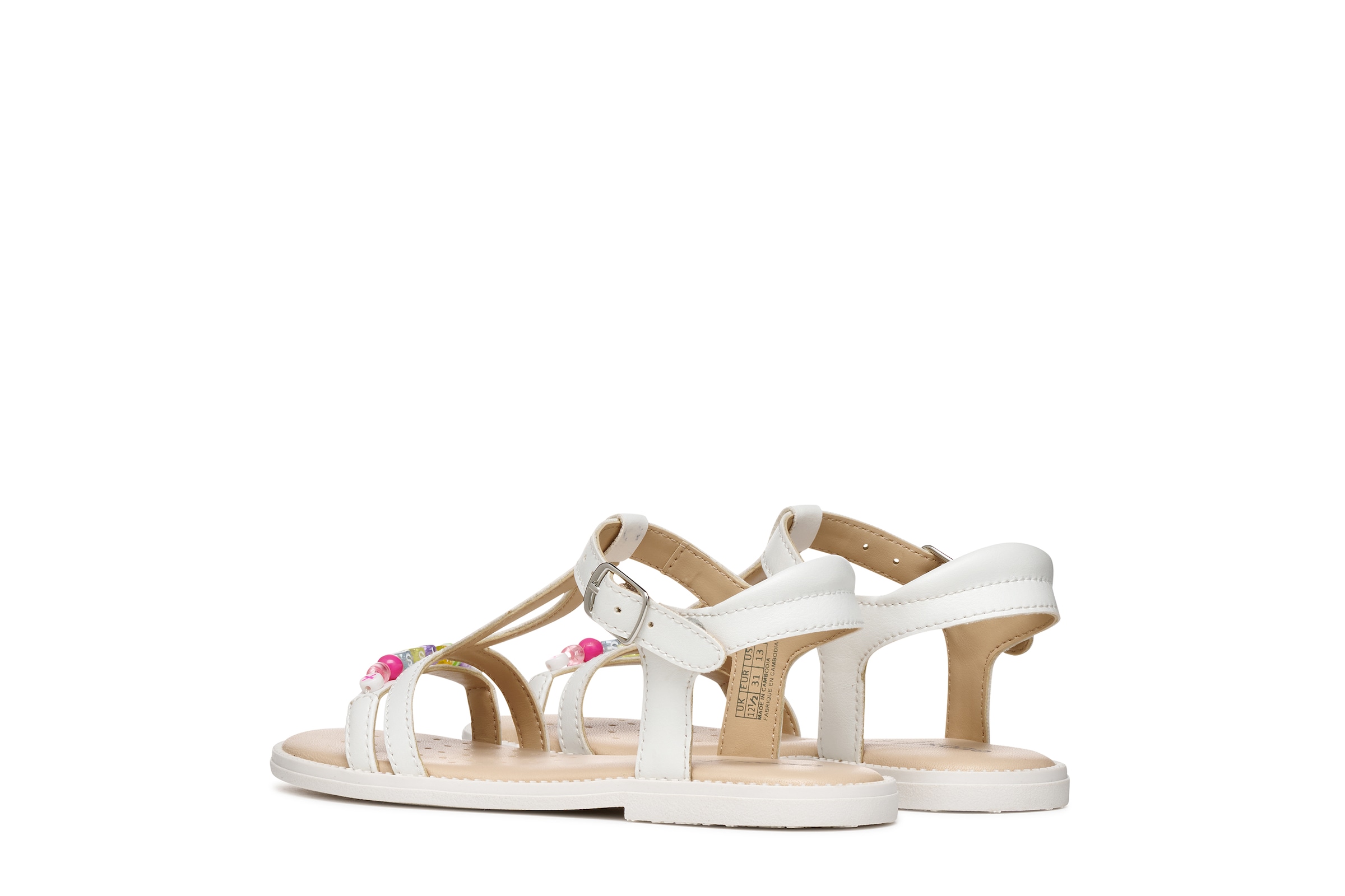 Geox Sandale »J SANDAL KARLY GIRL«  Sandale mit Fersenriemen, Größenschablone zum Download
