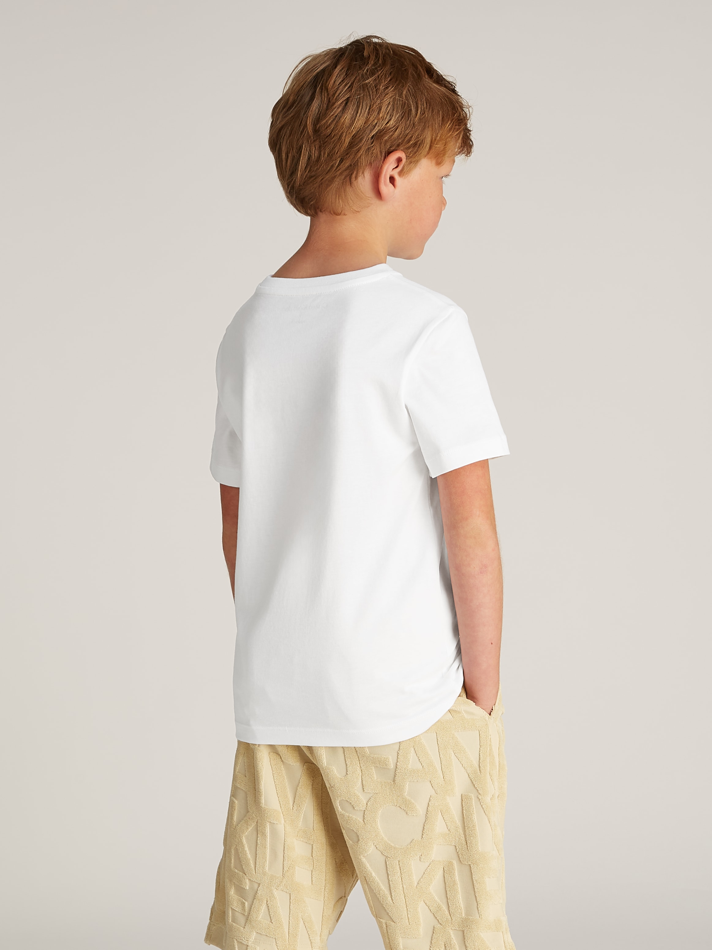 Calvin Klein Jeans T-Shirt »2-PACK MONOGRAM TOP«, (2 tlg.), für Kinder bis 16 Jahre mit Logoprägung