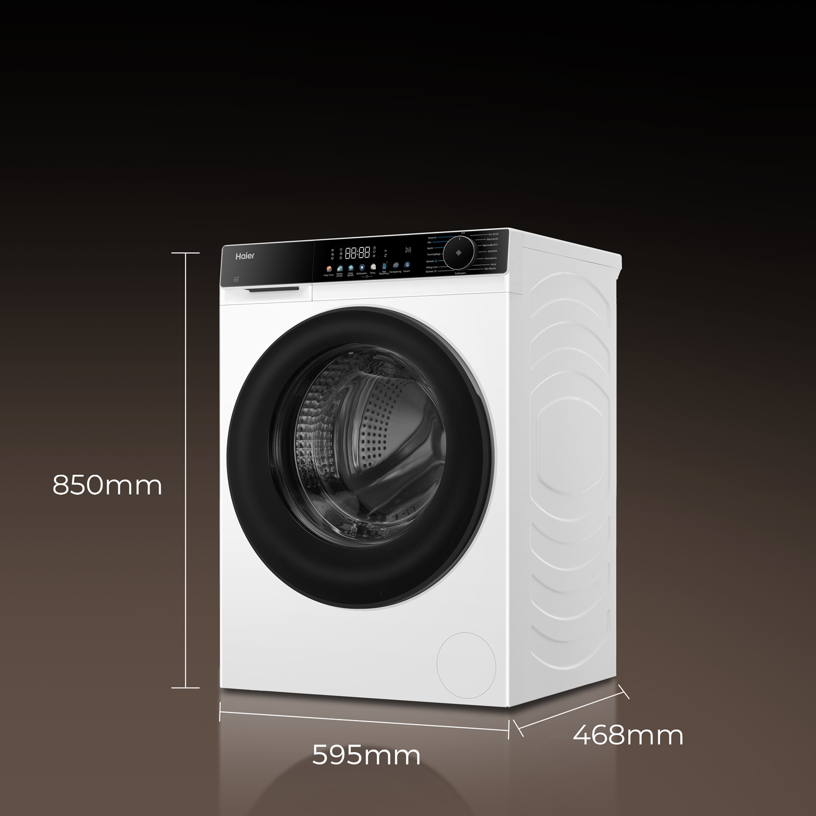 Haier Waschmaschine G5 Serie »HW80-BP14657TU1« 8 kg 1400 U/min Smart AI Automatikprogramm & Wi-Fi