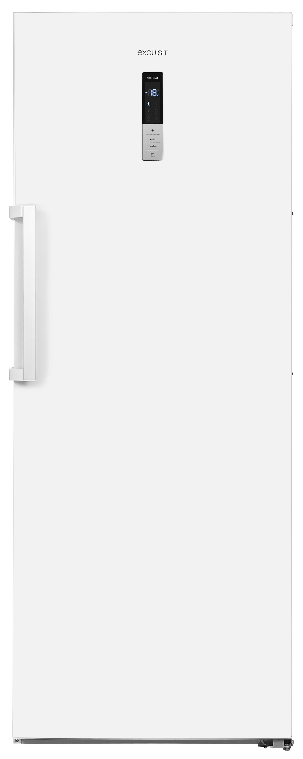 exquisit Gefrierschrank »GS380-NF-H-050D weiss«, 185,5 cm hoch, 71 cm breit, Türanschlag wechselbar