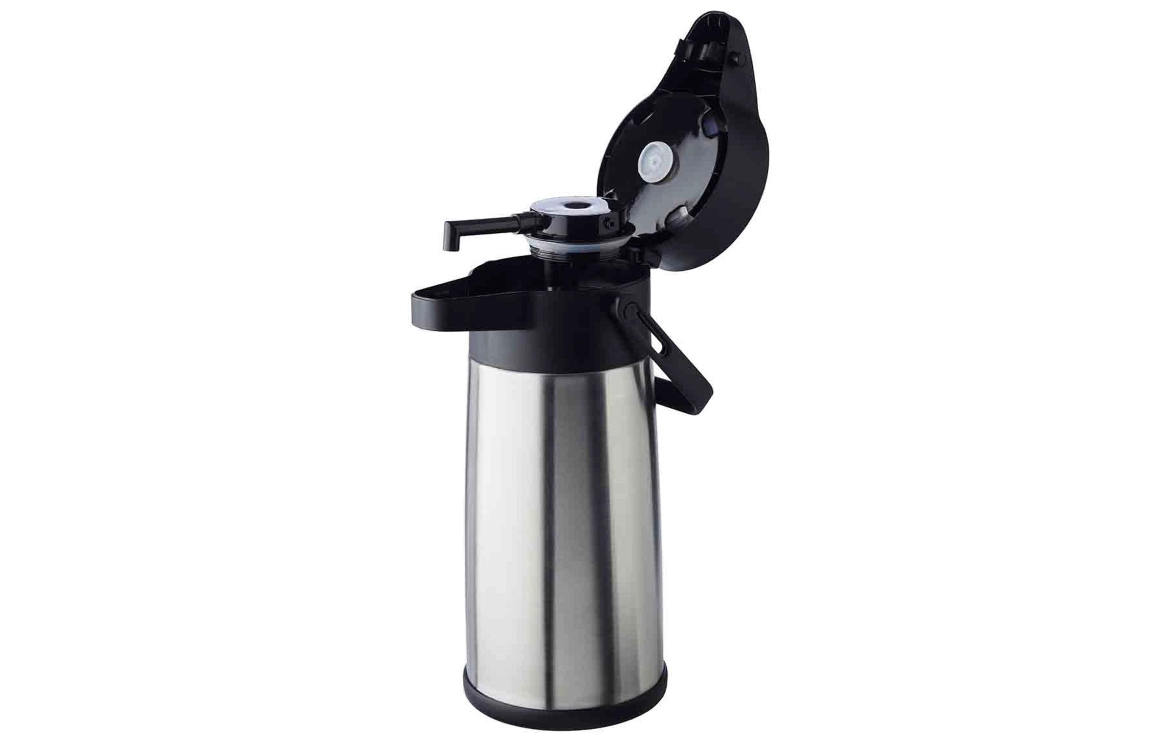 APS Isolierkanne »Budget« 2,2 l Dreh-Pumpknopf, für bis zu 17 Tassen Kaffee, doppelwandige Isolierung