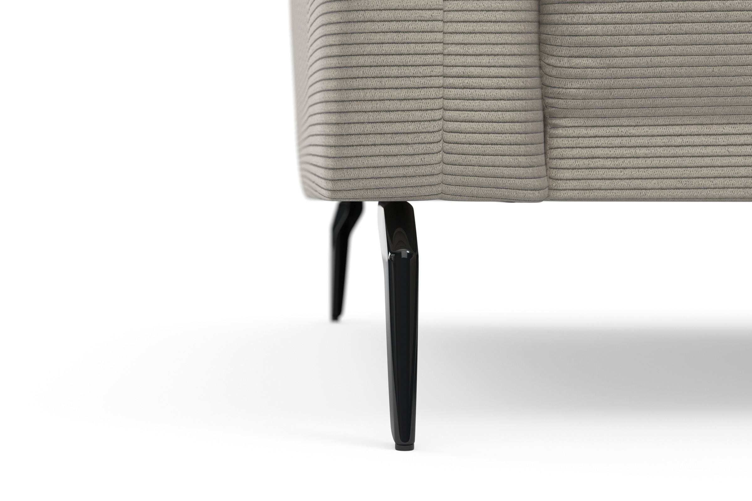 INOSIGN Ecksofa »Coco L-Form«, Sitztiefen-, Arm- und Kopfteilverstellung, Cord-Bezug, Fußhöhe 15 cm