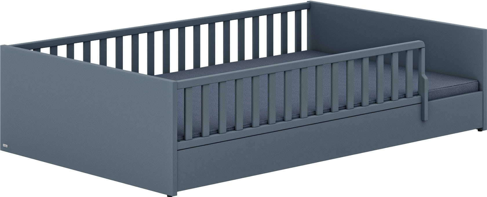 PAIDI Kinderbett »LITTLE FLO, vom Baby bis zum Teeni, in mehreren Farben und Breiten«, (Breite/Länge: 90x200cm + 120X200cm +140x200cm), umbaubar zum Kinder- oder Jugendbett, Bodenbett auch als Sofa nutzbar