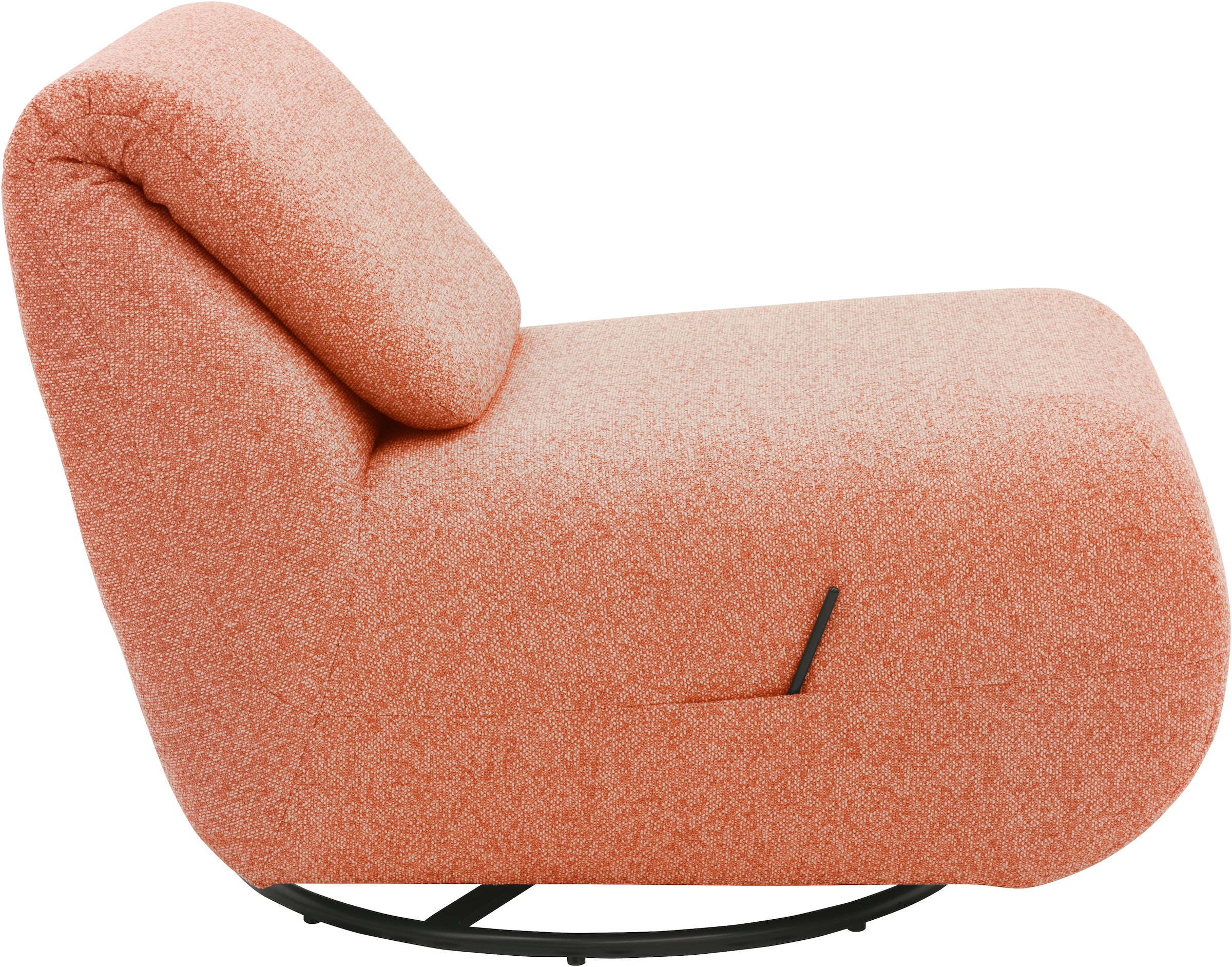 DOMO collection Sessel »Sonner, wahlweise mit Swivelfunktion«, Um 360 Grad drehbar, Rücken aufstellbar, Drehsessel