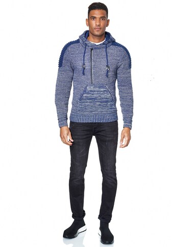 Rusty Neal Kapuzensweatshirt »Knitwear«, mit praktischem Reißverschluss kaufen