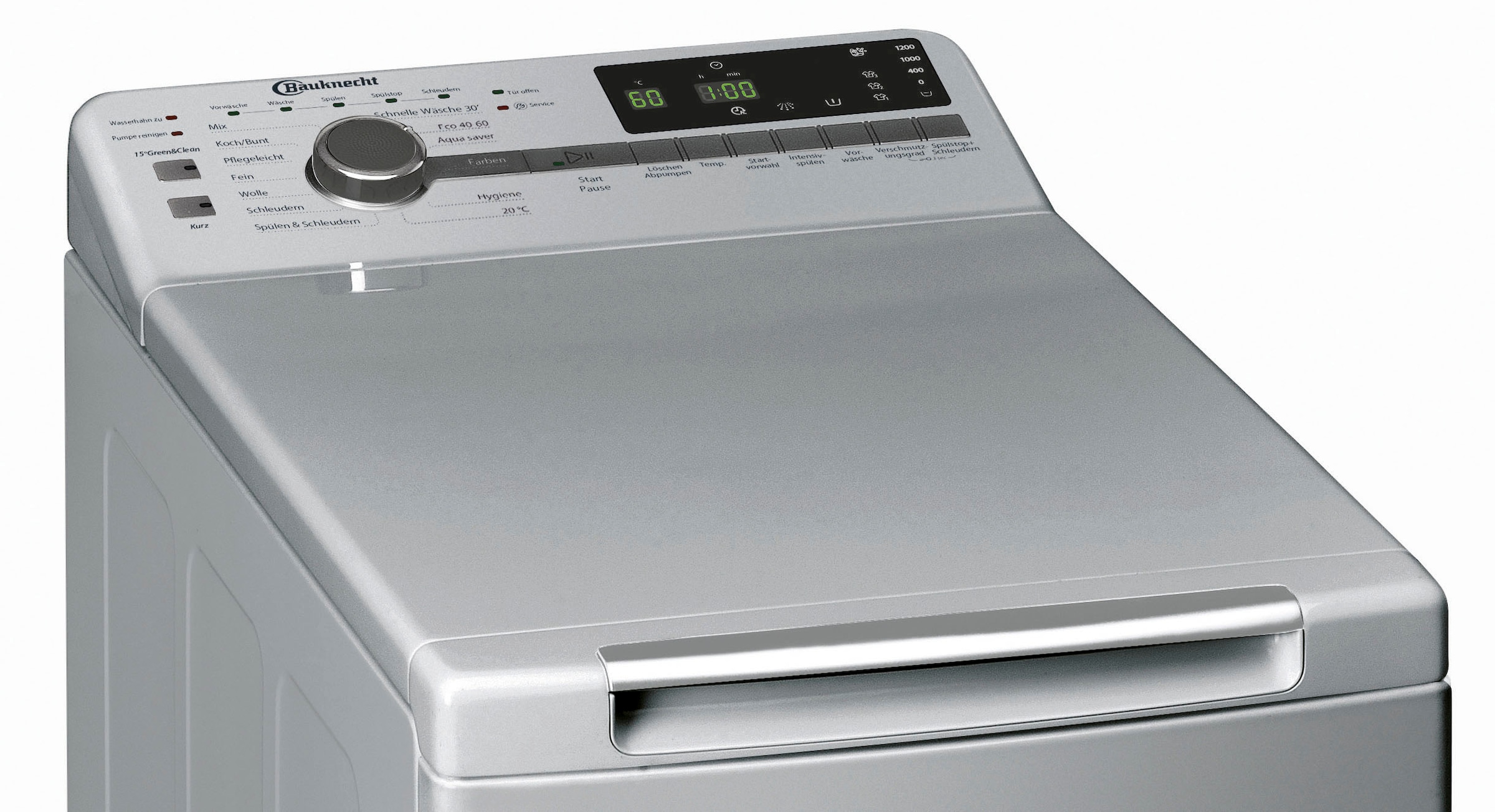 BAUKNECHT Waschmaschine Toplader »WMT Silver 7 BD N«, WMT Silver 7 BD N, 7  kg, 1200 U/min im Online-Shop kaufen