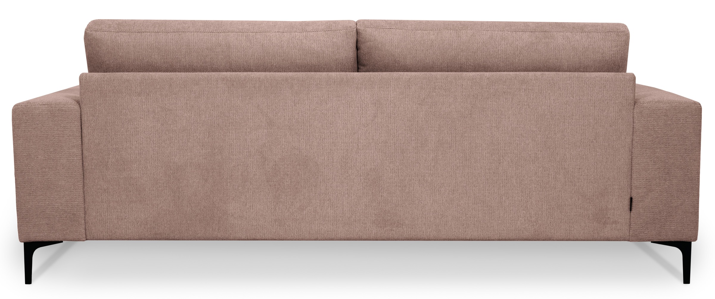 OTTO home 3-Sitzer »Xander« Breite 224 cm, Soft-Touch Chenille, schwarze Metallfüße